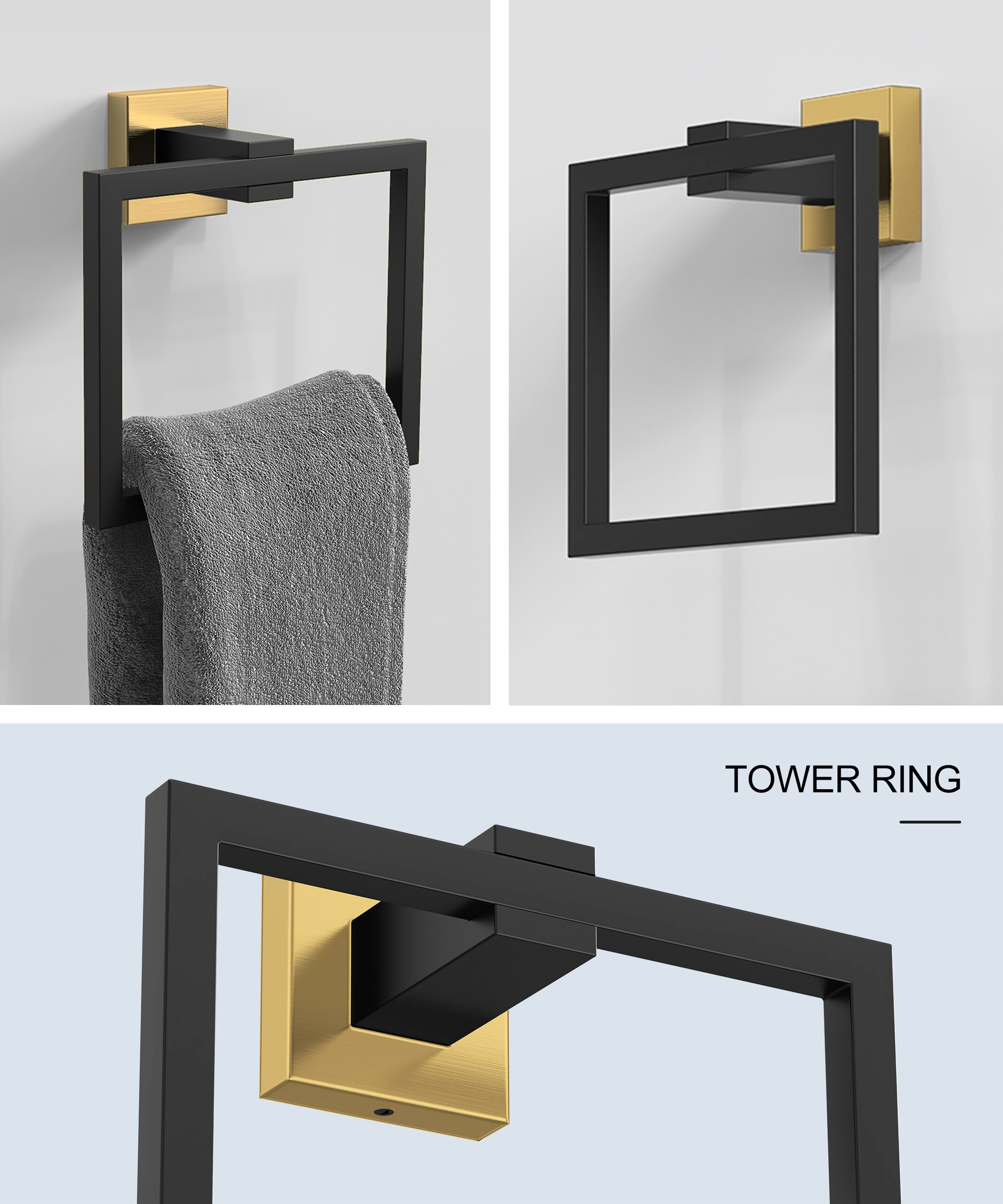 BWE A-91012-S-BG-2 Decorative-Bath-Hardware-Kits - View #5