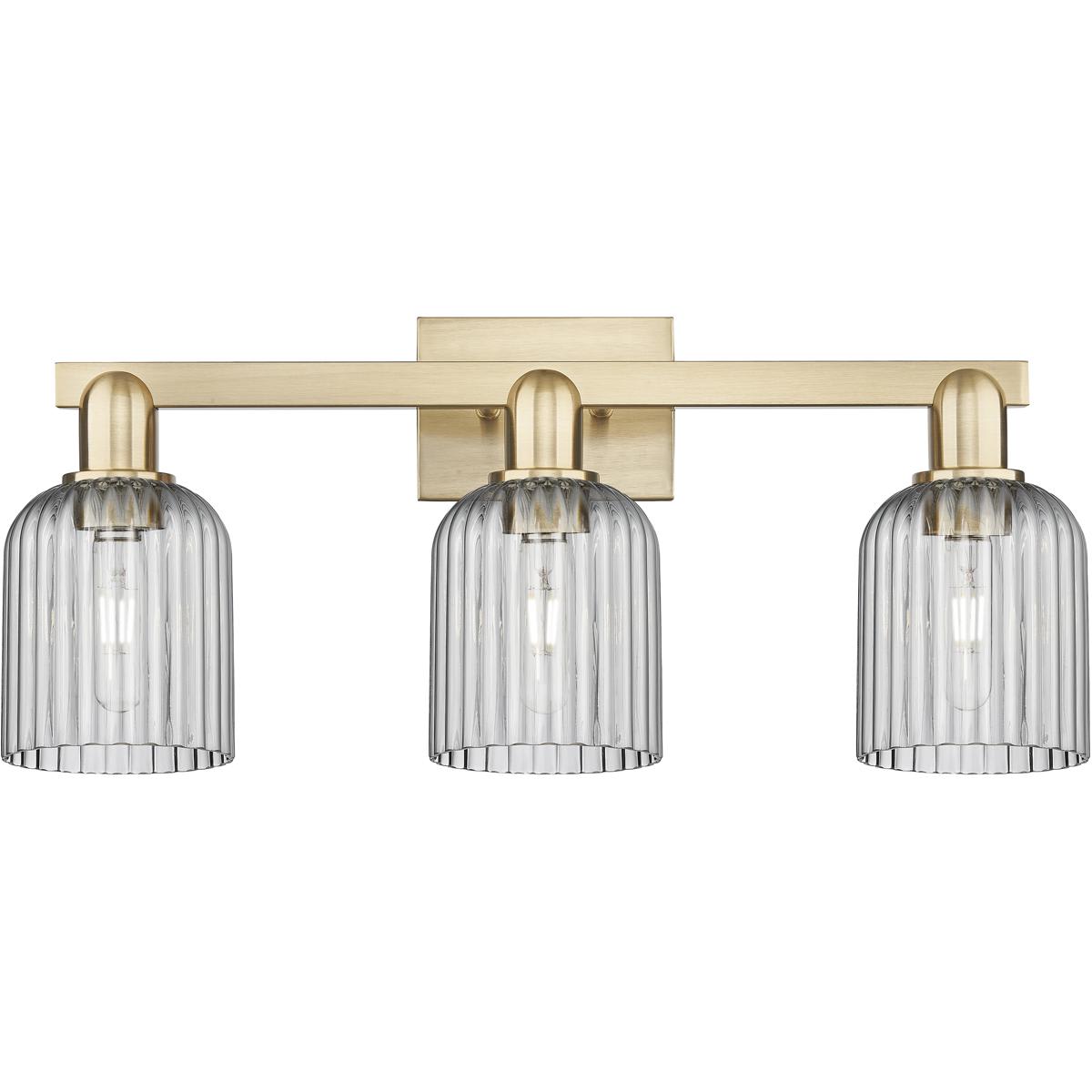 Innovations Lighting - 716-3W-CB-G559-5SM Bridal Veil Bathroom Vanity Light Champagne Bronze