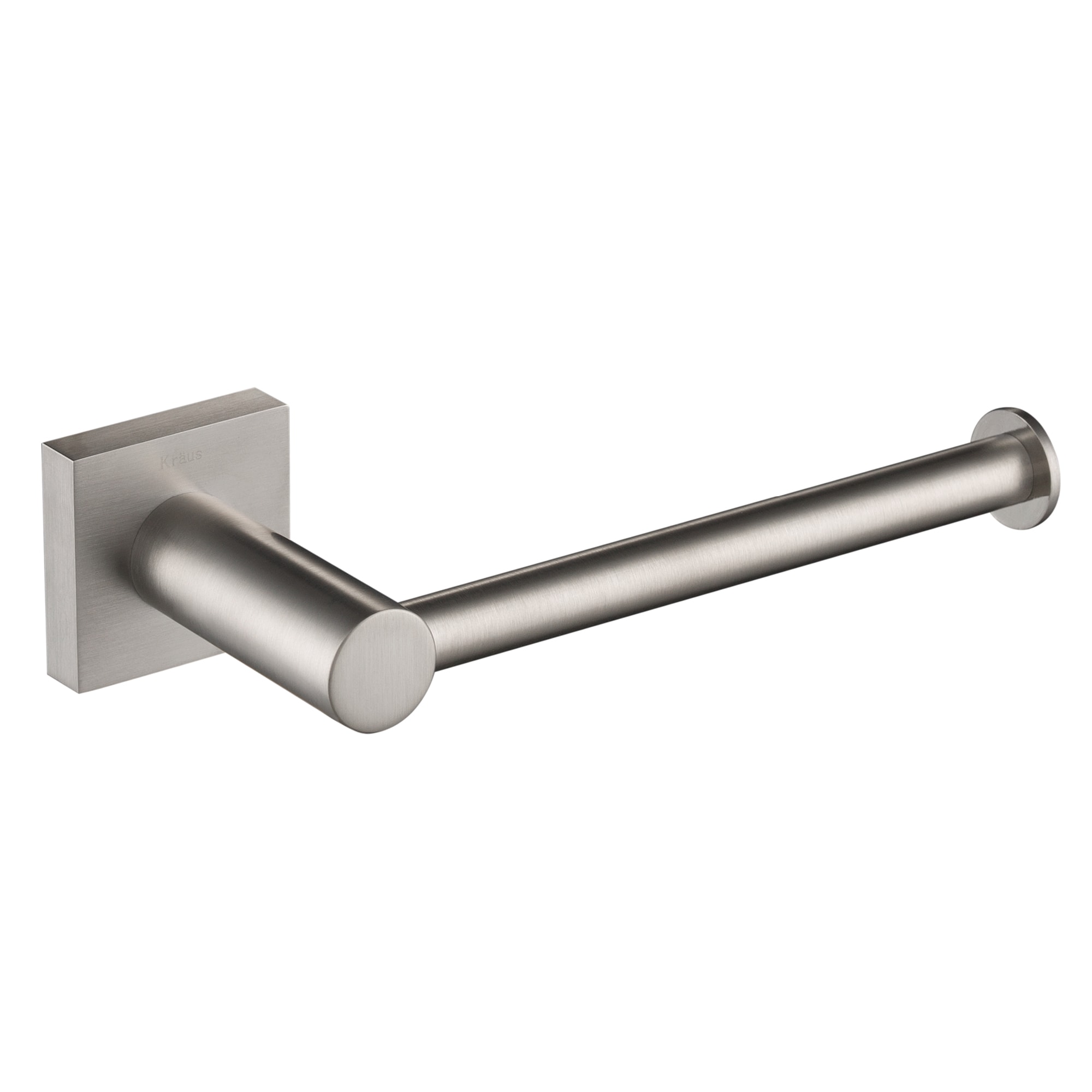 Kraus KEA-17729BN Ventus Brushed Nickel Wall mount Single post Toilet Paper Holder 1 -Rolls with Storage