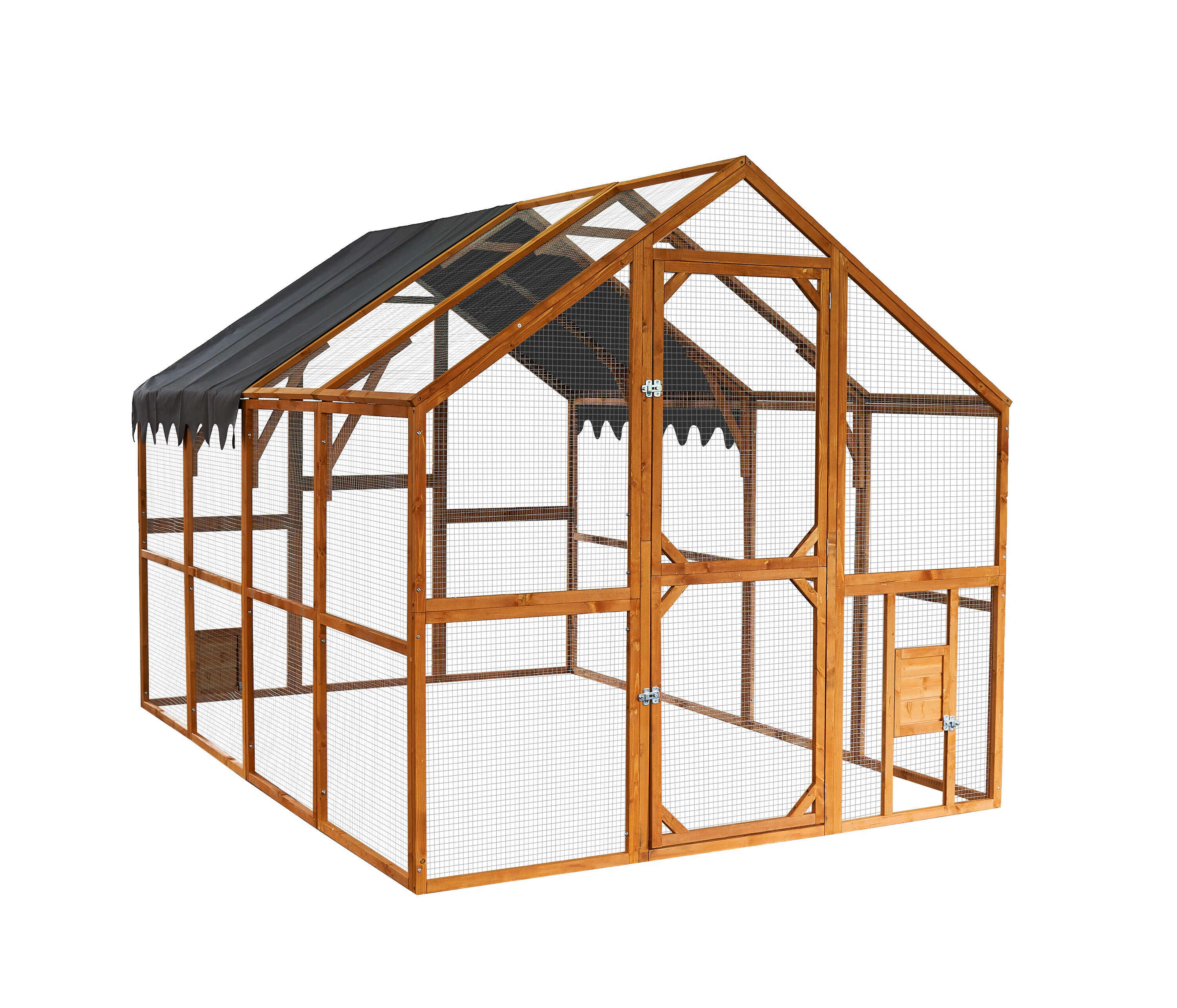 Maocao Hoom JLS00029 Brown Wood Chicken coop