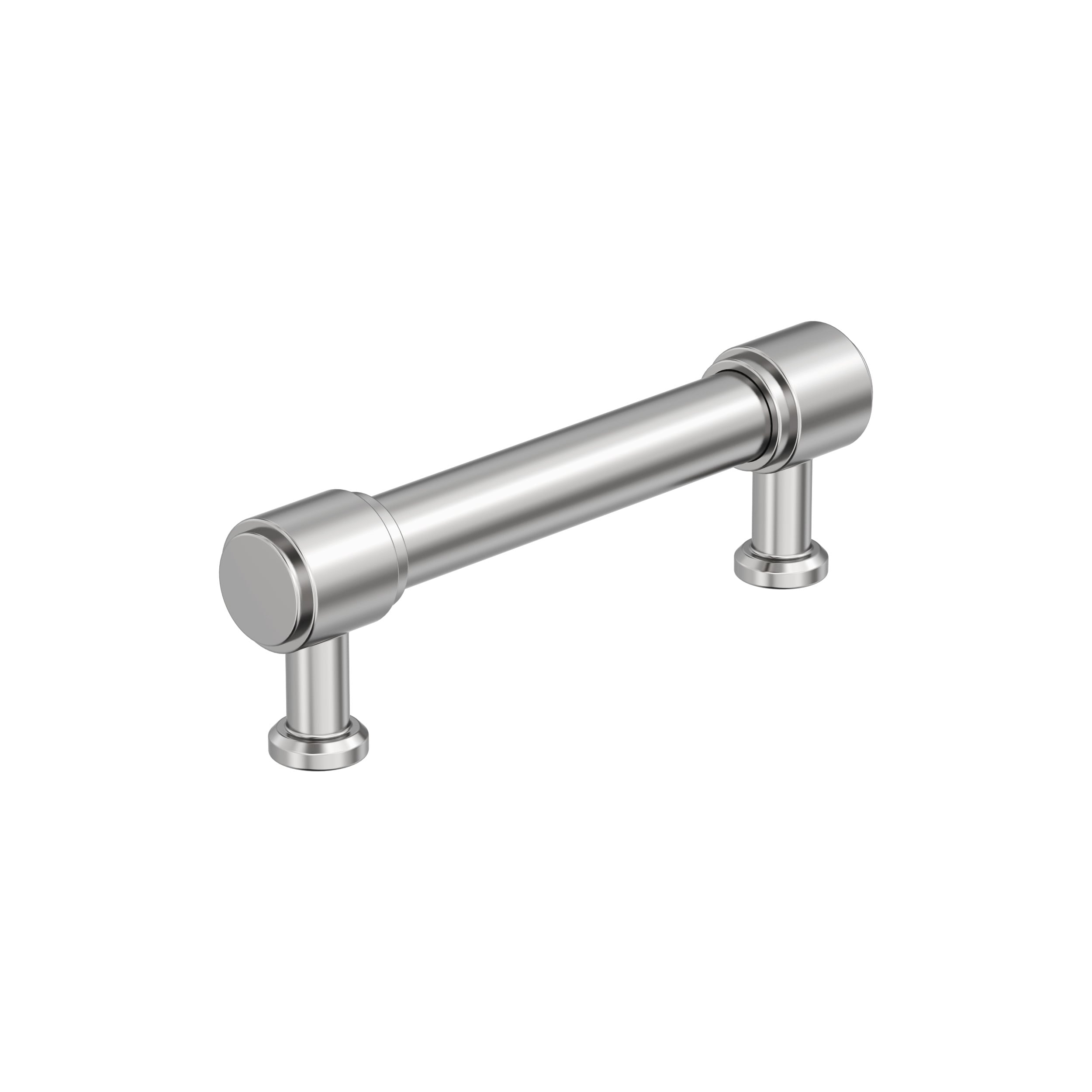 Amerock BP3746326 Faircrest 3-3/4-in , 96mm Center to Center Polished Chrome Cylindrical Bar Drawer Pulls
