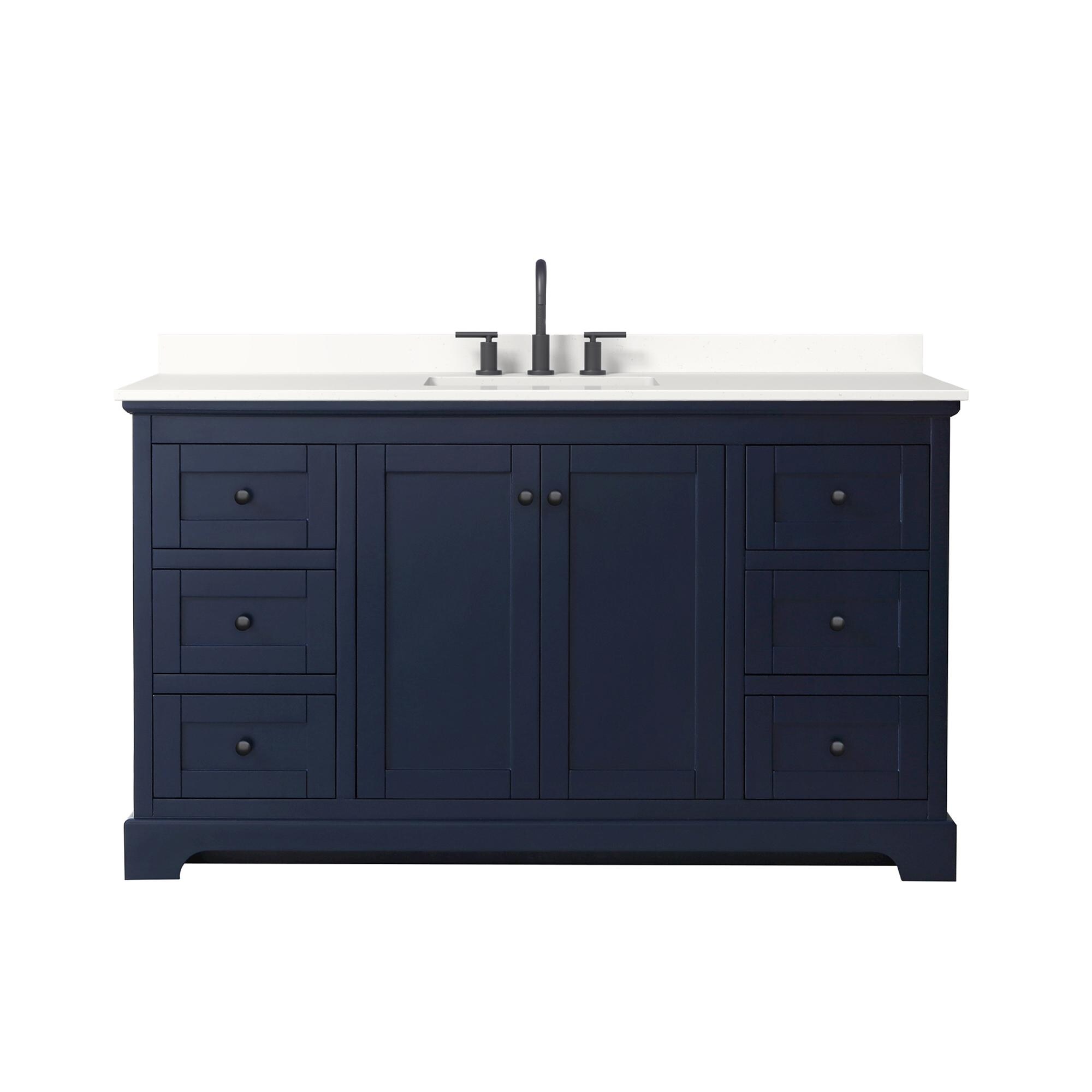 Wyndham Collection WCV232360SBBWQUS3MXX Bath-Vanity-Combo - View #2