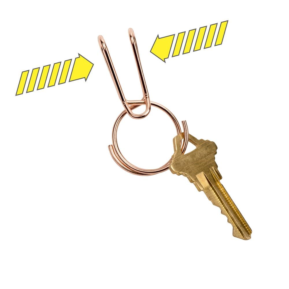 Nite Ize SqueezeRing Easy Load Key Clip - Copper