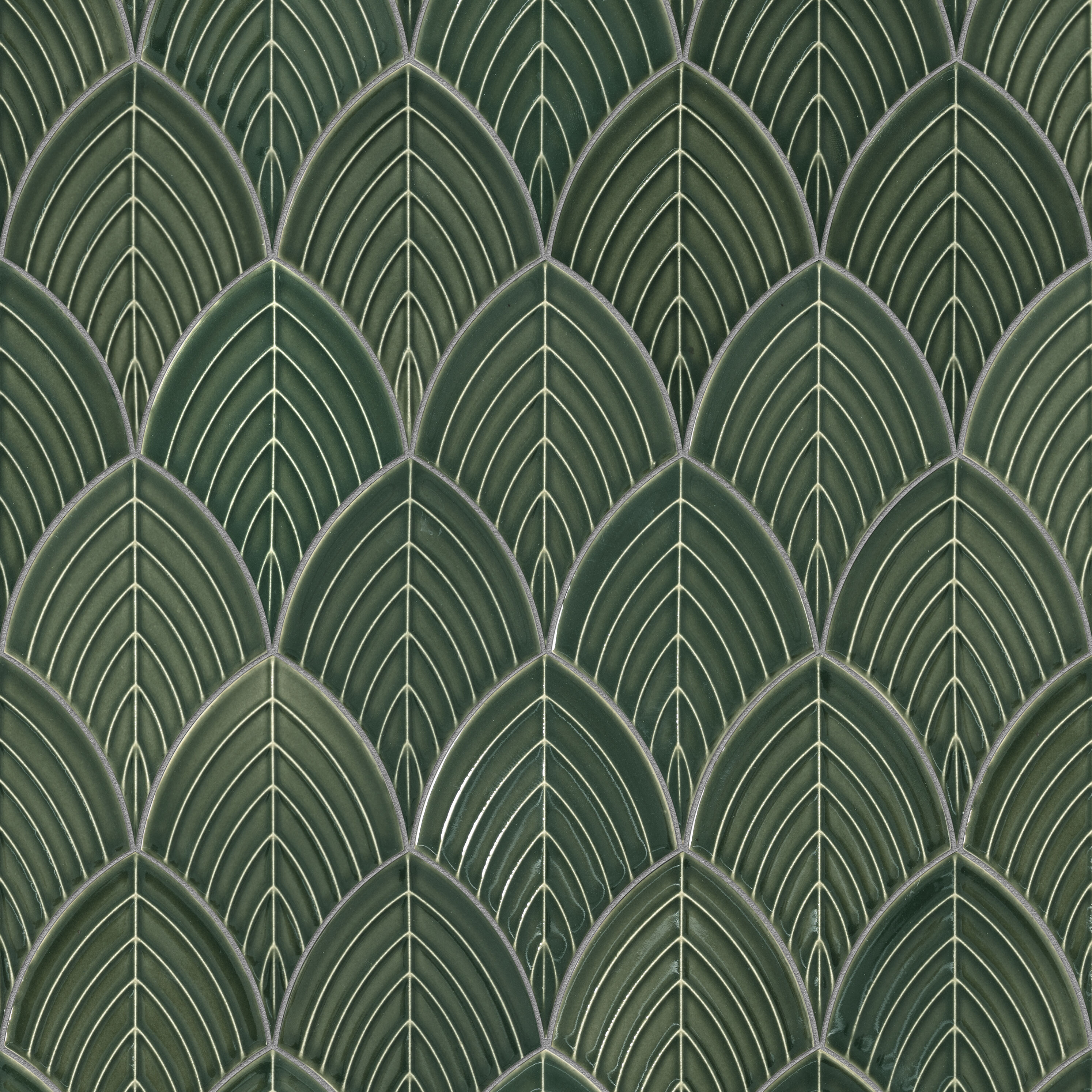 Hudson Pine Green 11-in x 13-in Glazed Porcelain Lantern Wall Tile (1.01-sq. ft/ Piece) | - Satori 1001-0433-0