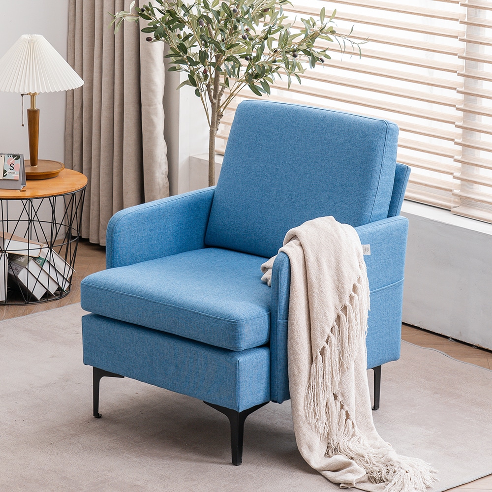 Winado LO1G52001065 Modern Blue Accent Chair