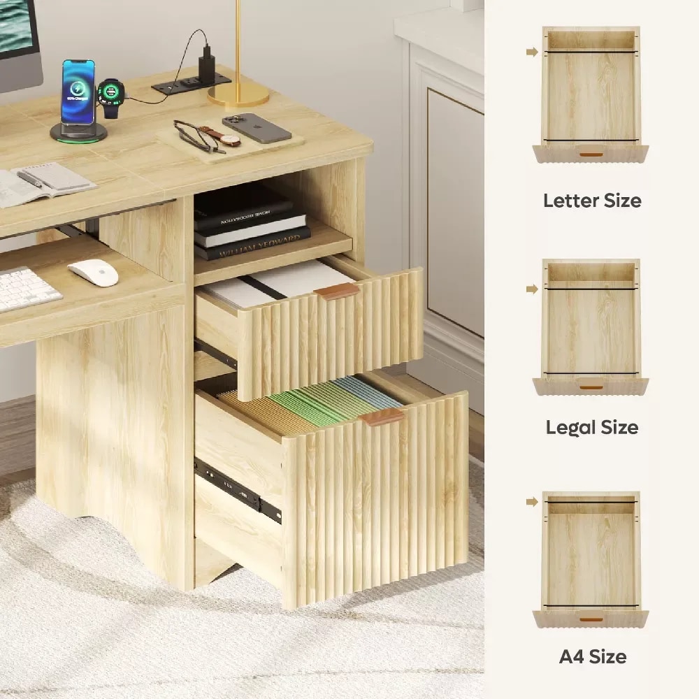 Bestier LOW-H106413SUS-LOG desks - View #5