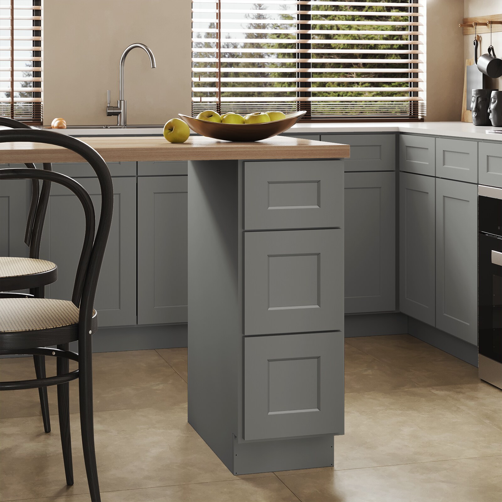 LOVMOR SG-3DB12-LOWES Cabinets-Kitchen - View #2