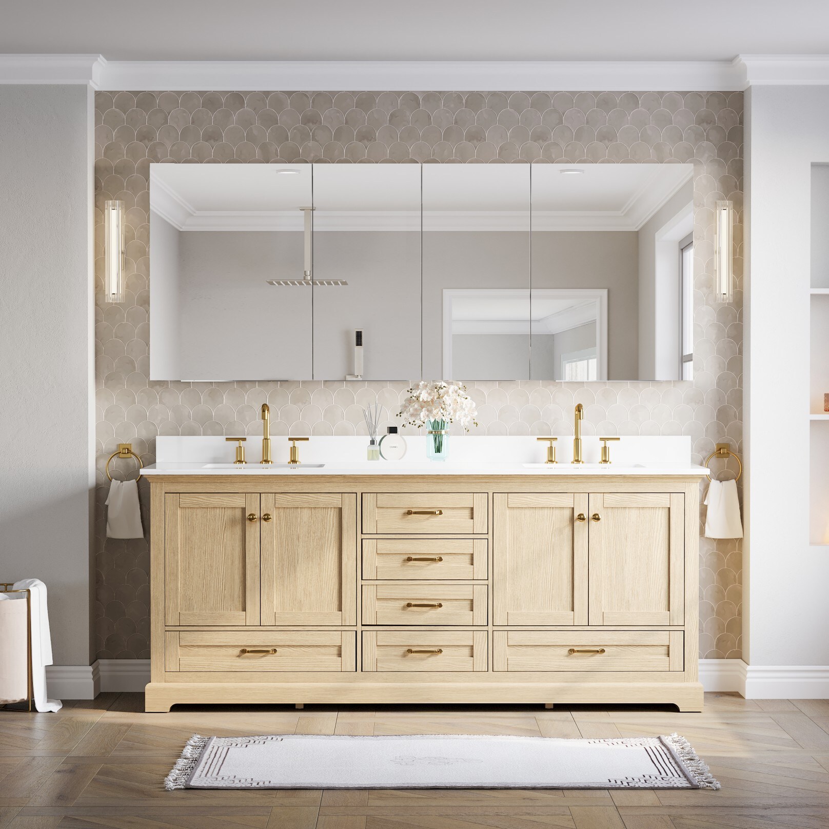 WELLFOR JRA24R16R16L24L32 Bathroom-Medicine-Cabinets - View #14