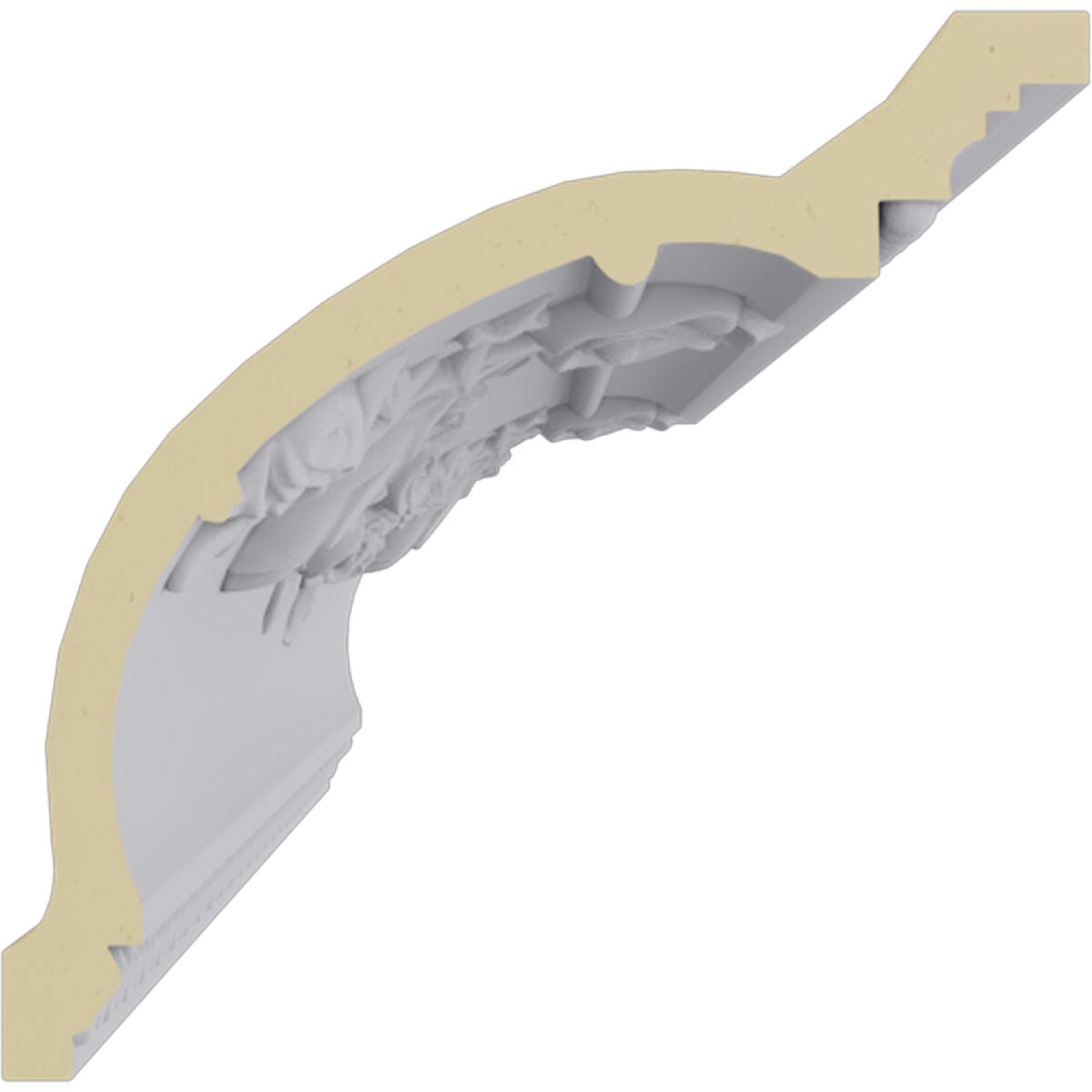 Ekena Millwork MLD06X06X09FL-CASE-2 Crown-Moulding - View #2