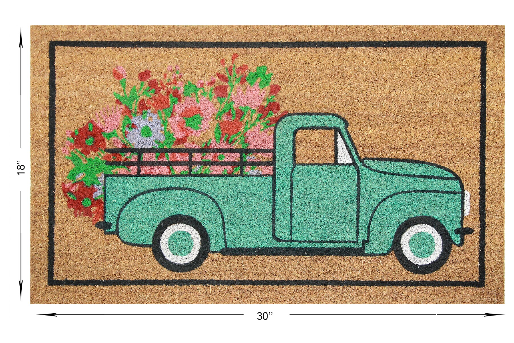 Style Selections WG-1830-TEAL TRUCK Mats-Cat - View #9