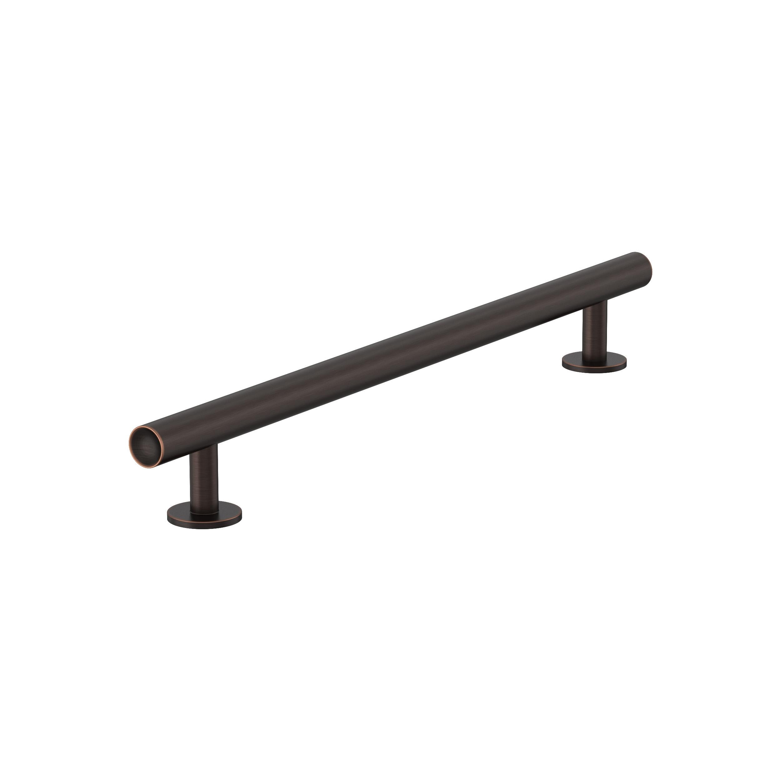 Amerock BP54050ORB Radius 12-in , 305mm Center to Center Oil Rubbed Bronze Cylindrical Bar For Use on Appliances Drawer Pulls