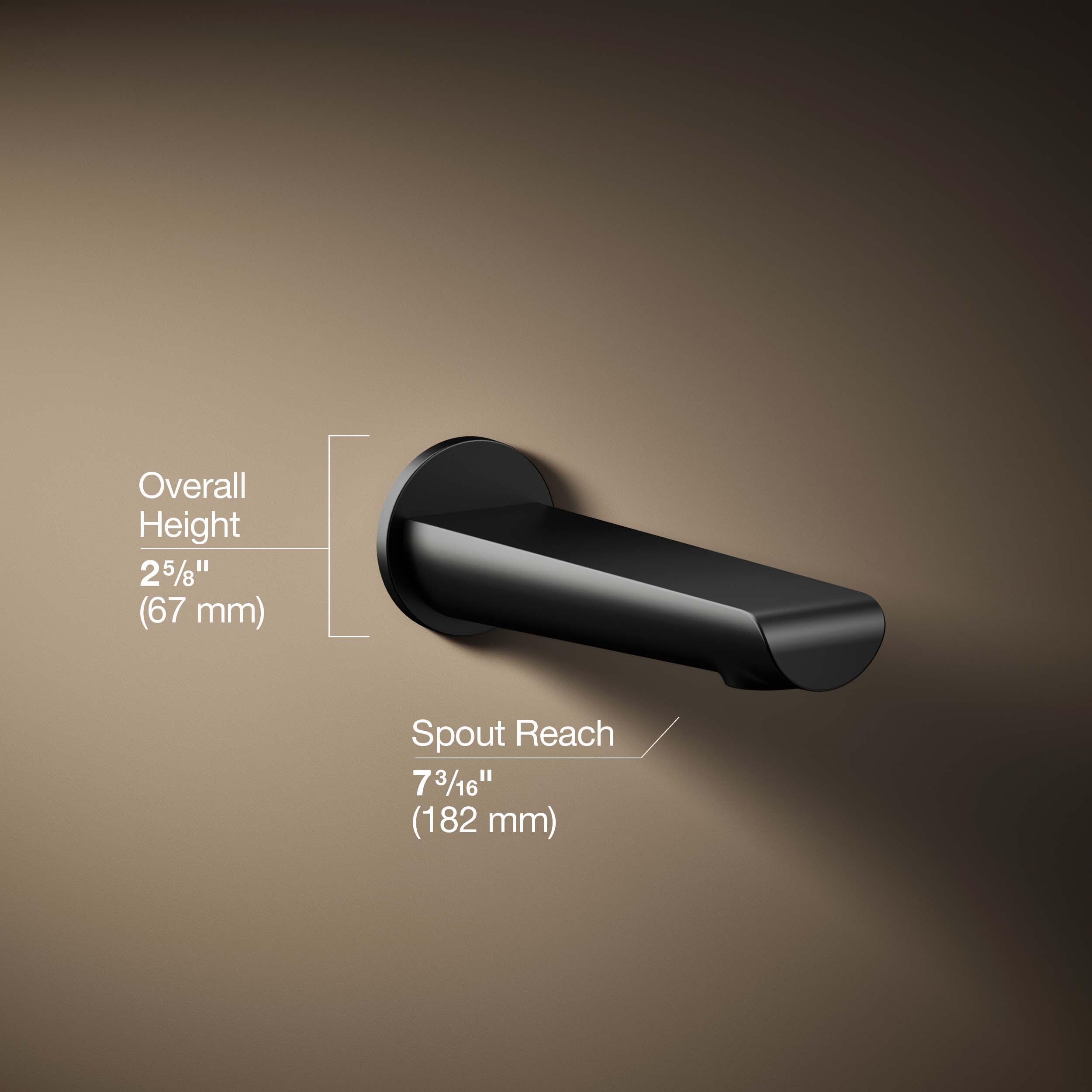 KOHLER K-97021-BL Tub-Spout - View #3