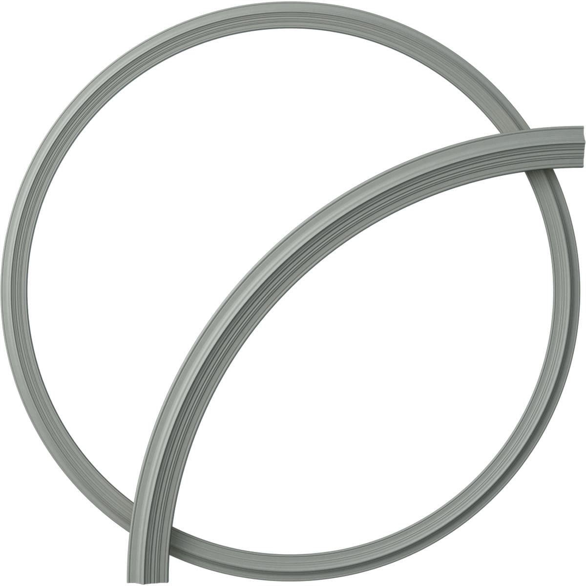 Ekena Millwork CR86LE Legacy 4.125-Inches x 87.5-Inches Quarter Polyurethane Ceiling Ring