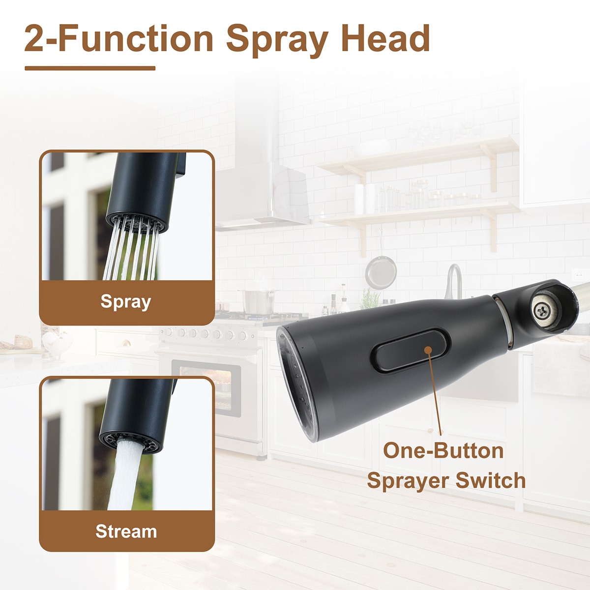 Mondawe OR-4014MB-DG Kitchen-Faucets - View #7