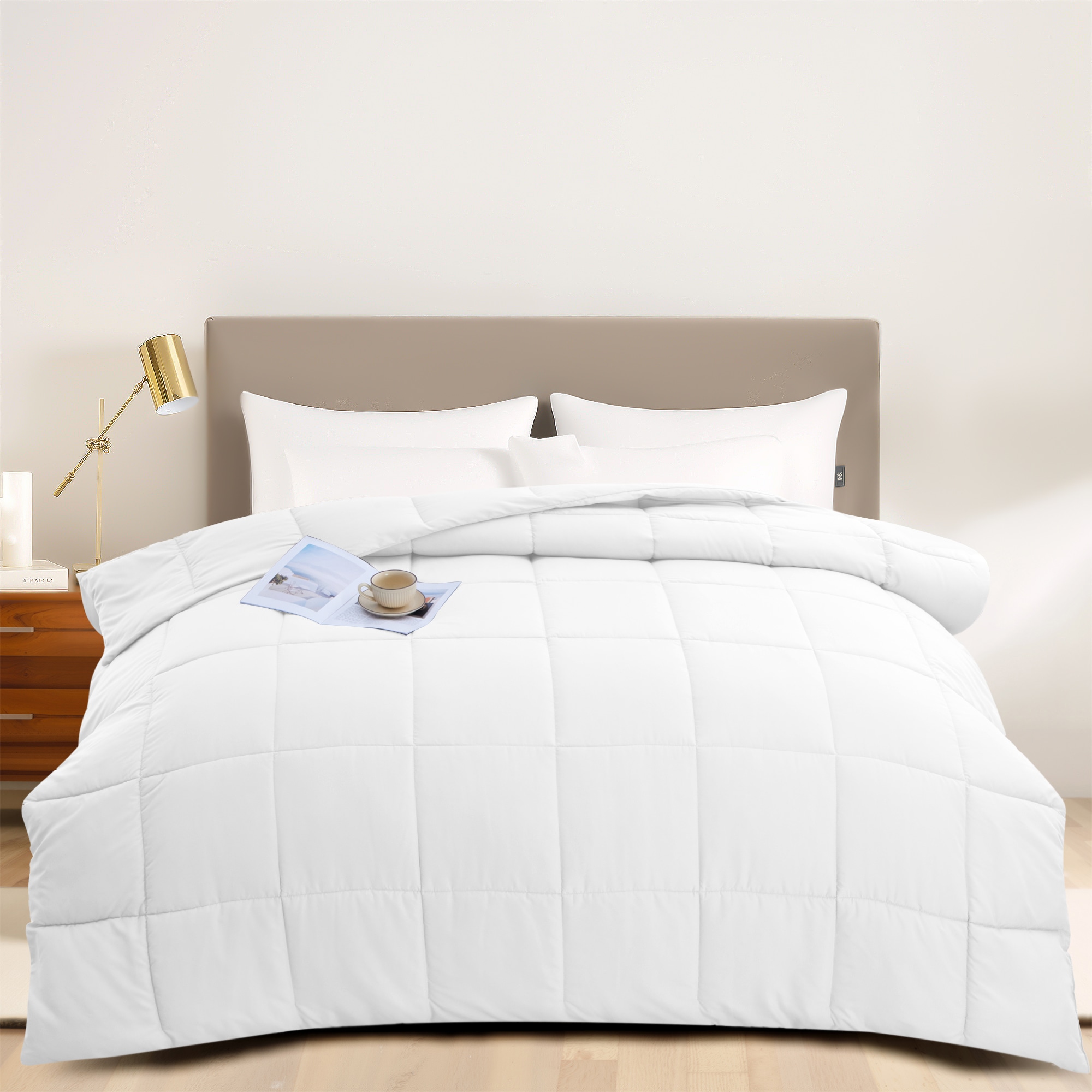 VOUA SAF-165FGHXB-WHT Comforters-And-Bedspreads - View #2