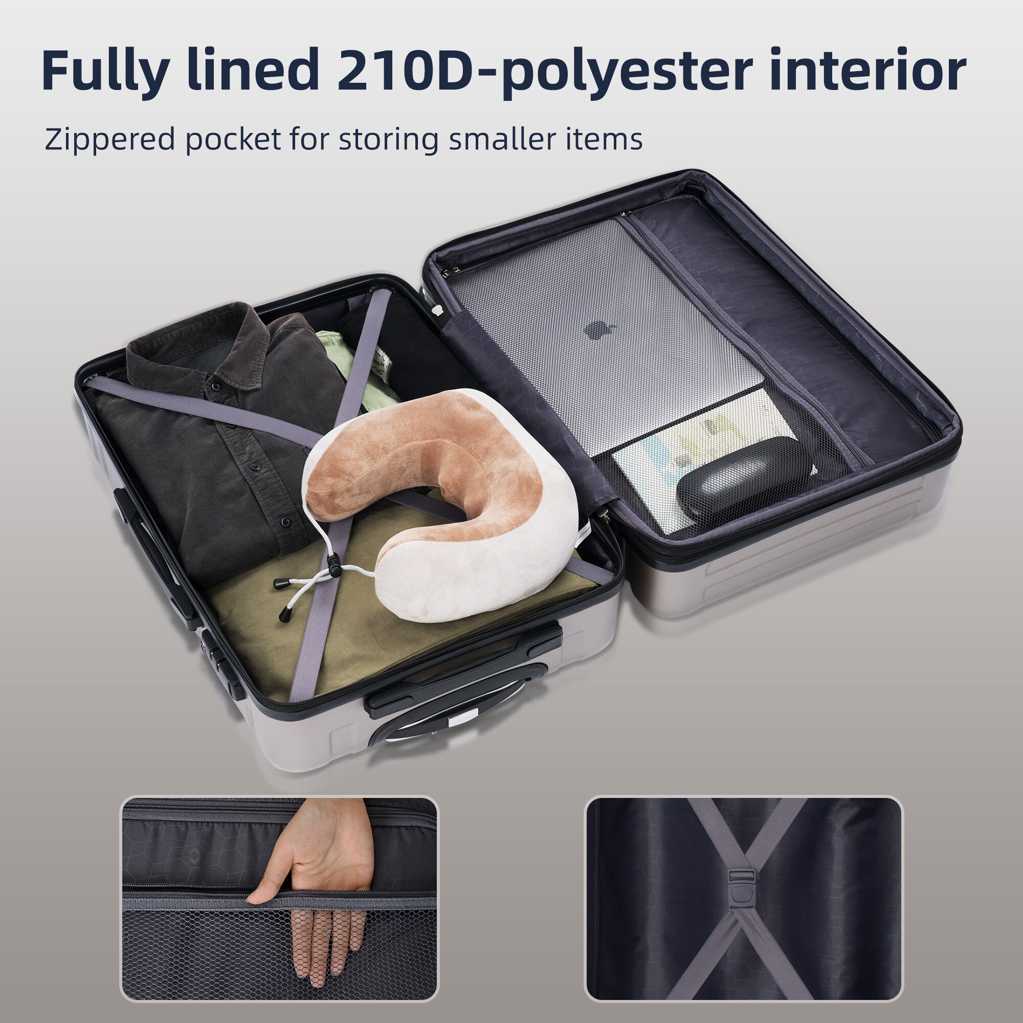 SINOFURN SYD9600017BK Luggage-And-Luggage-Sets - View #5