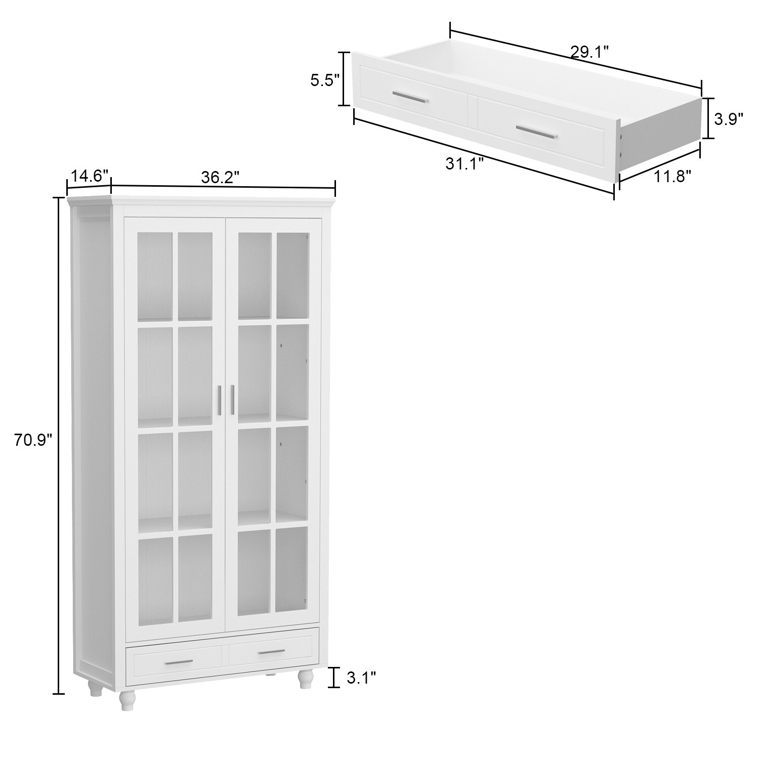 FUFU&GAGA LJY-KF330076-01 Storage-Cabinets - View #15