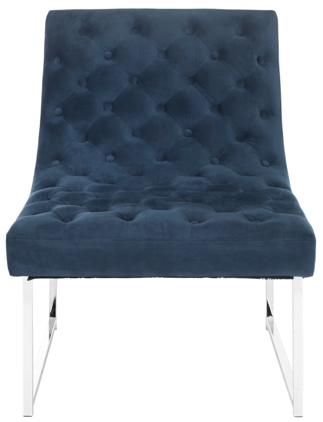 Safavieh FOX6283B Hadley Modern Navy Accent Chair
