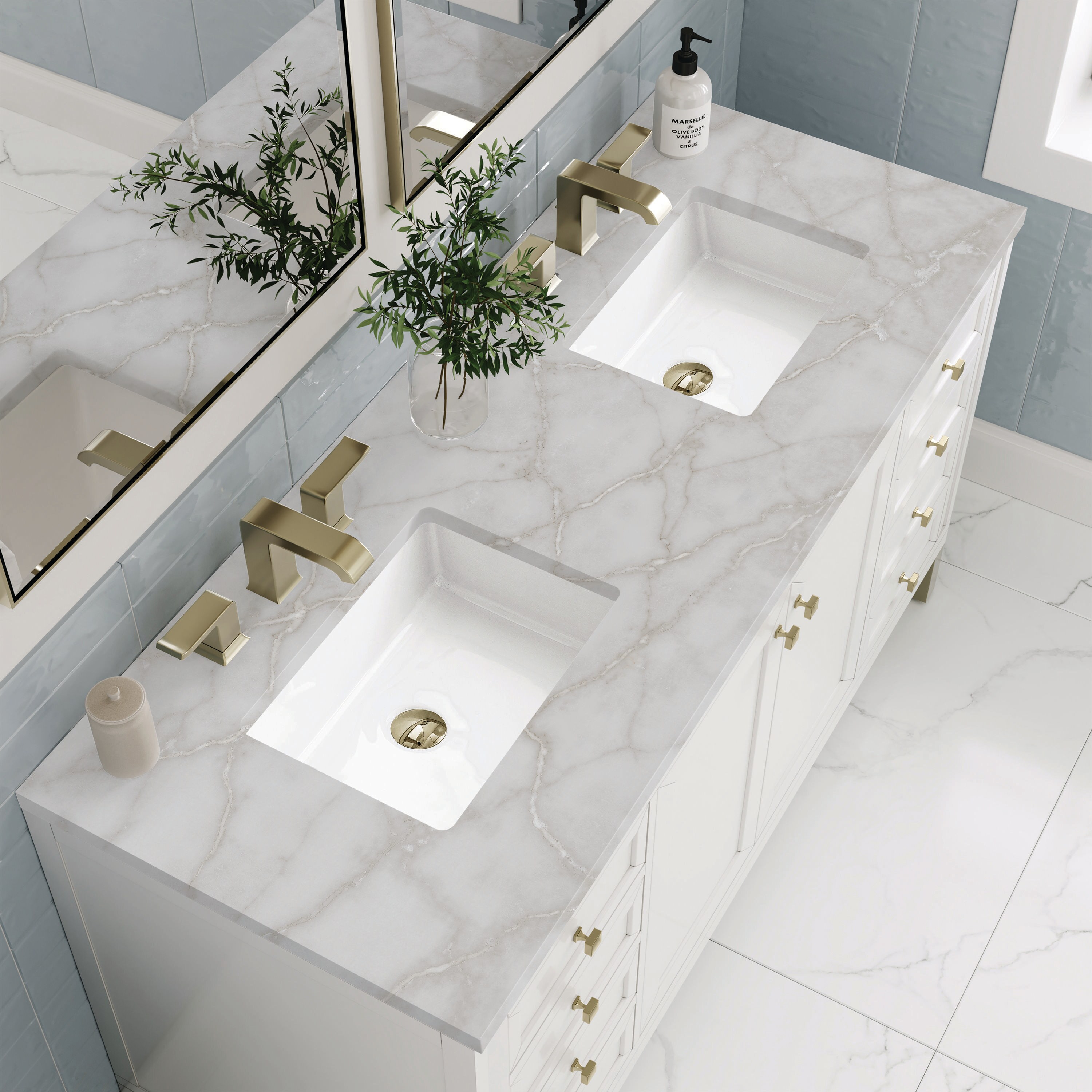 James Martin Vanities 503-V60D-GW-FVSL Bath-Vanity-Combo - View #11