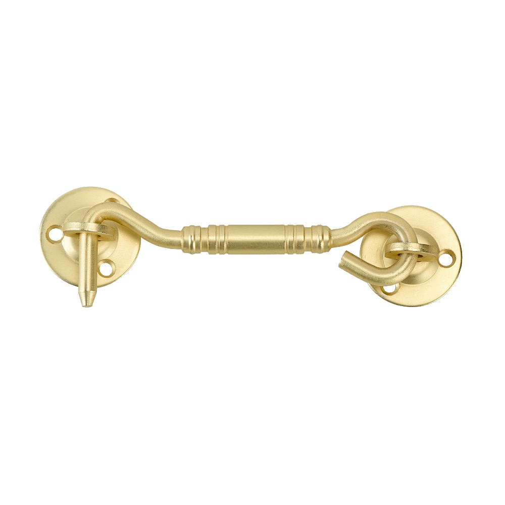 Buy Solid Brass Cabin Hook Eye Latch Cabin Door Gate Latches Window Sash  Catch Hook Lock Antique Brass Finish Online at Low Prices in India 