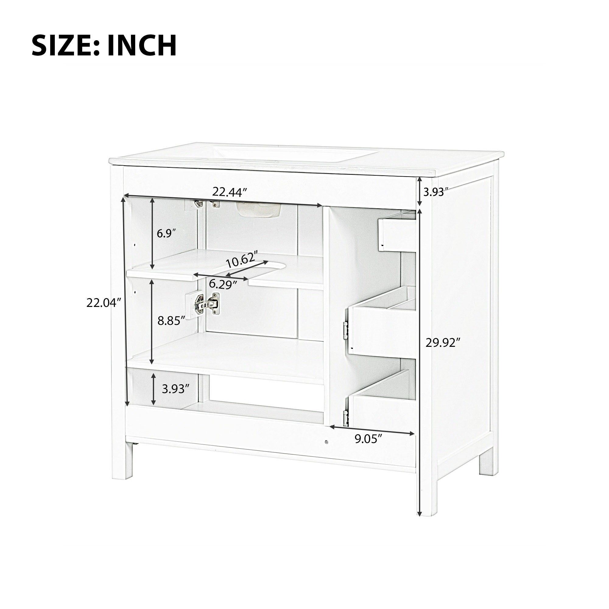 Dimakai DI-BY3603K3P Bath-Vanity-Combo - View #7