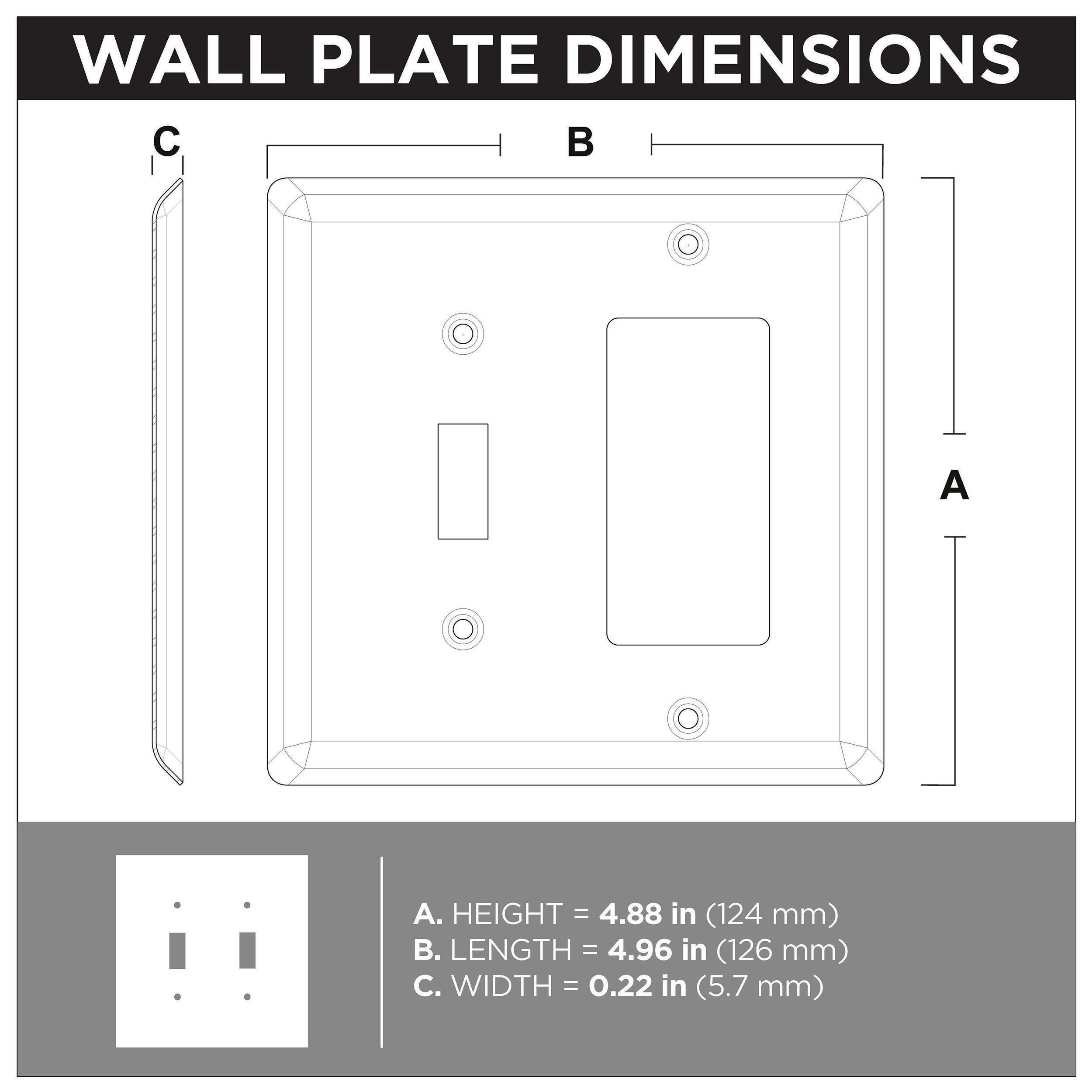 allen + roth W45069-FB-C Electrical-Wall-Plates - View #10