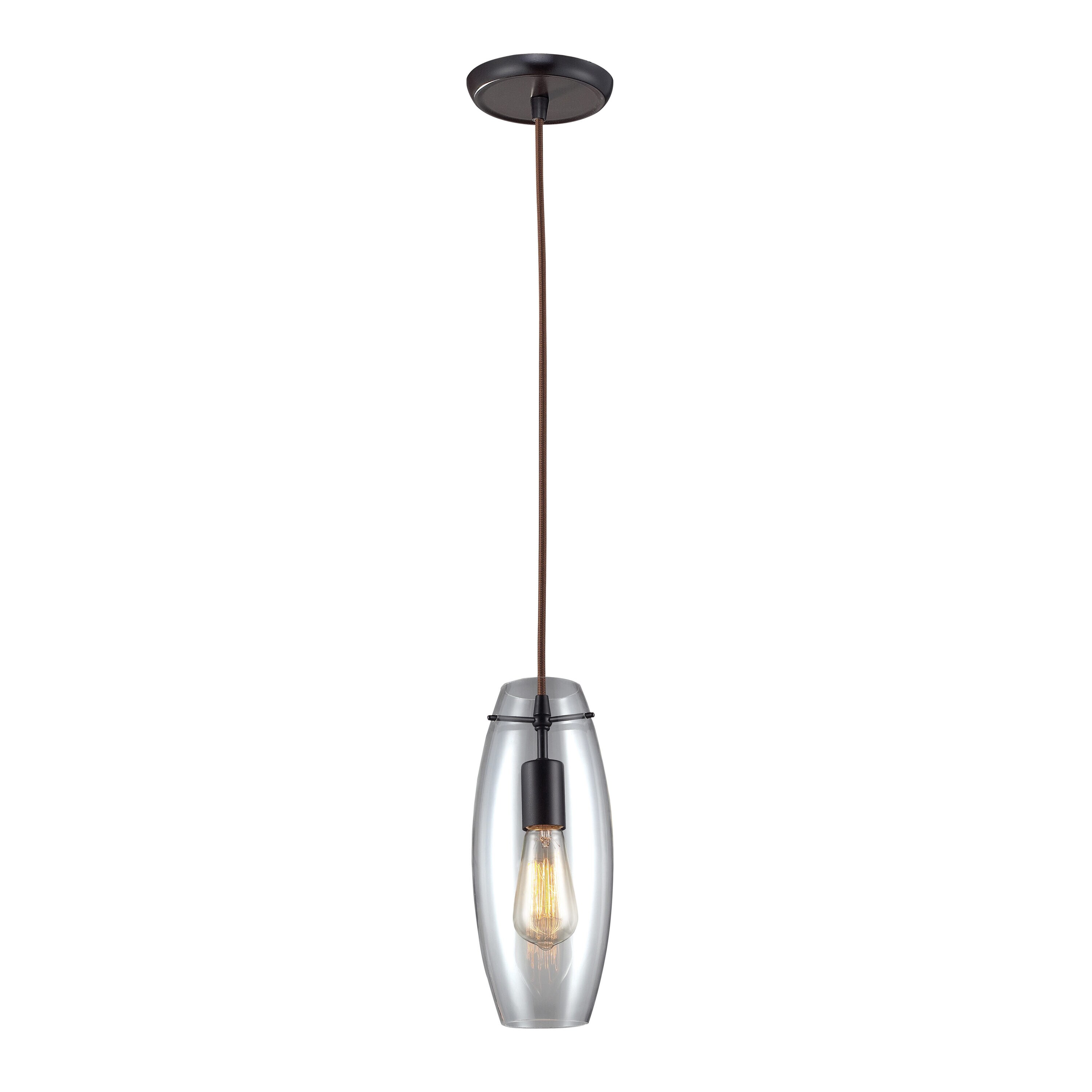 Emerson Oiled Bronze Transitional Linear Mini Hanging Pendant Light | - Westmore by ELK Lighting LW-20231804065