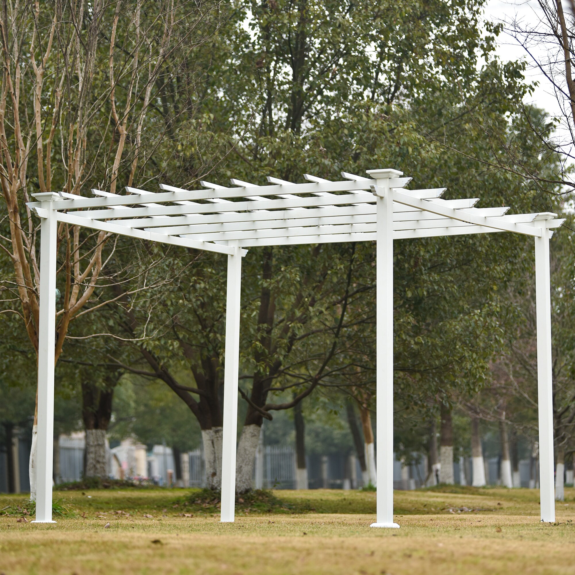 Afoxsos LWMX102 Wood-Resin-Gazebos - View #6