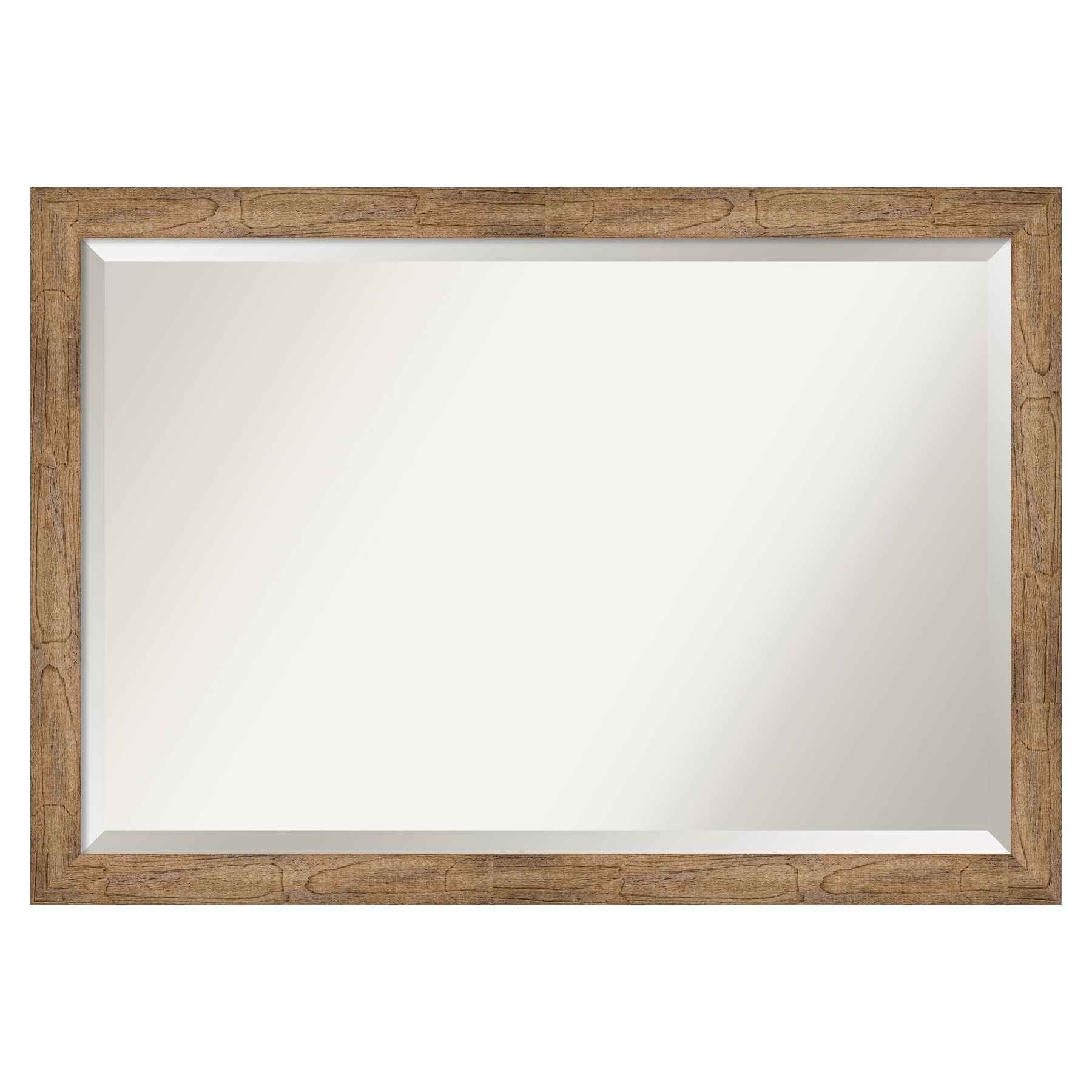 Amanti Art DSW4093322 Owl 39.5-in x 27.5-in Framed Rectangle Bathroom Vanity Mirror ( Distressed Brown )