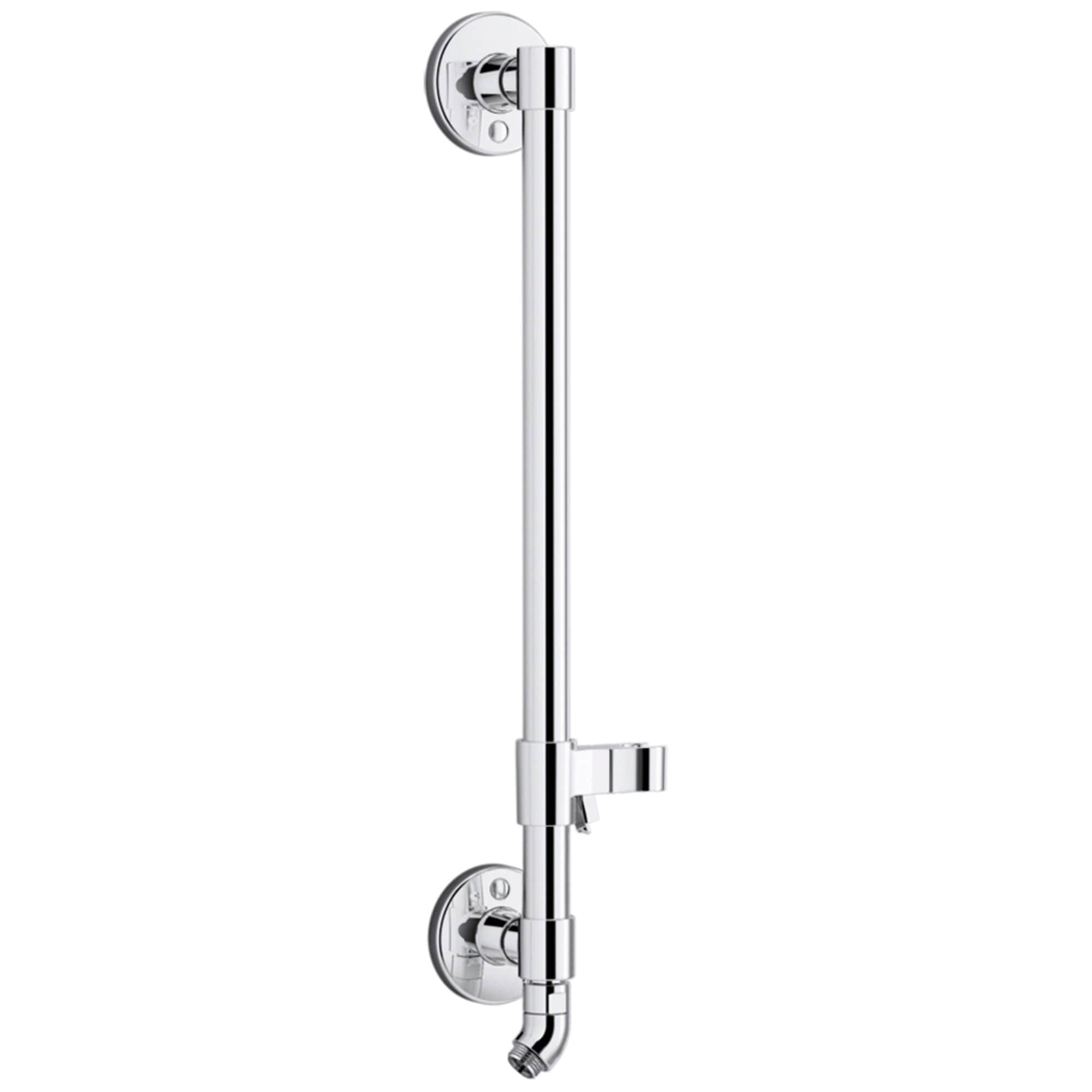 KOHLER 45904-CP HydroRail Vibrant Polished Nickel 18-in Universal Shower Slide bar