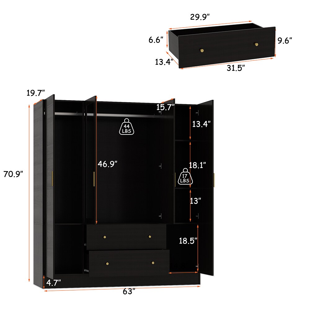 Homsee C-KF330062-02-AB armoires - View #18