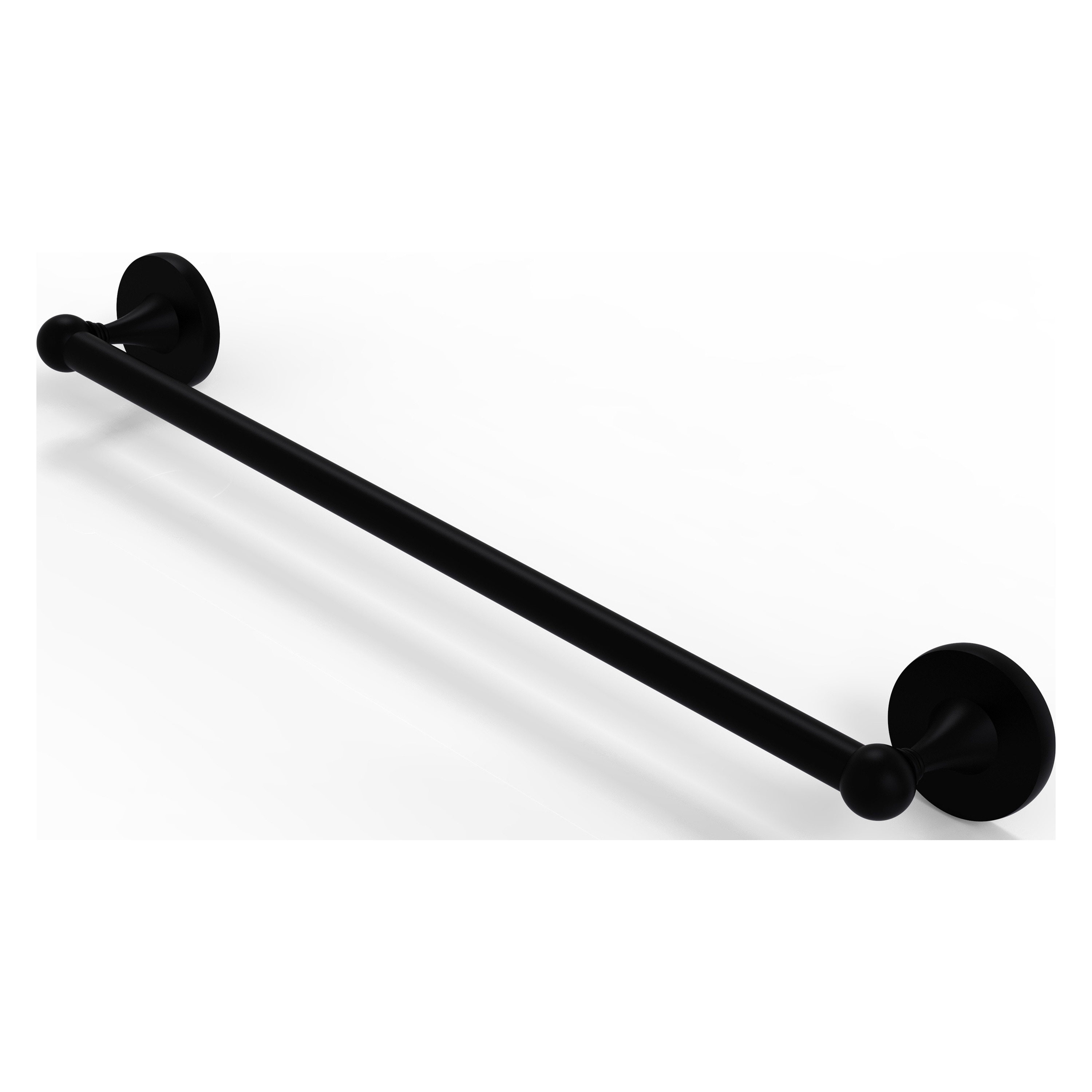 Allied Brass SL-41-24-BKM Shadwell 24-in Matte Black Wall mount Single Towel Bar