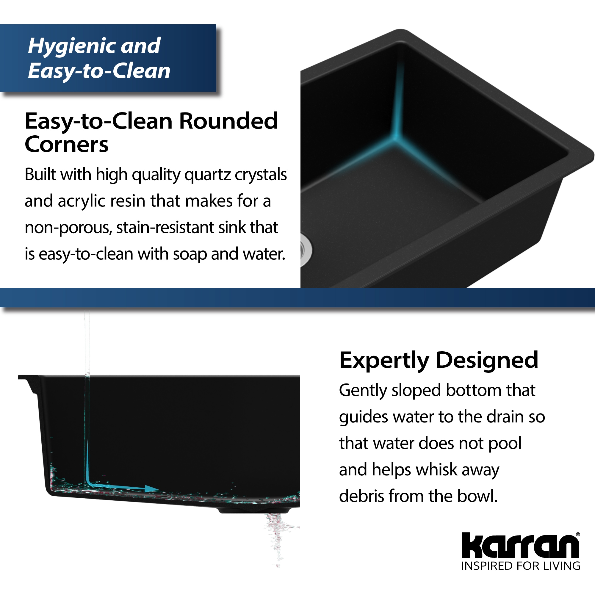 Karran QU-690-BL Kitchen-Sinks - View #8