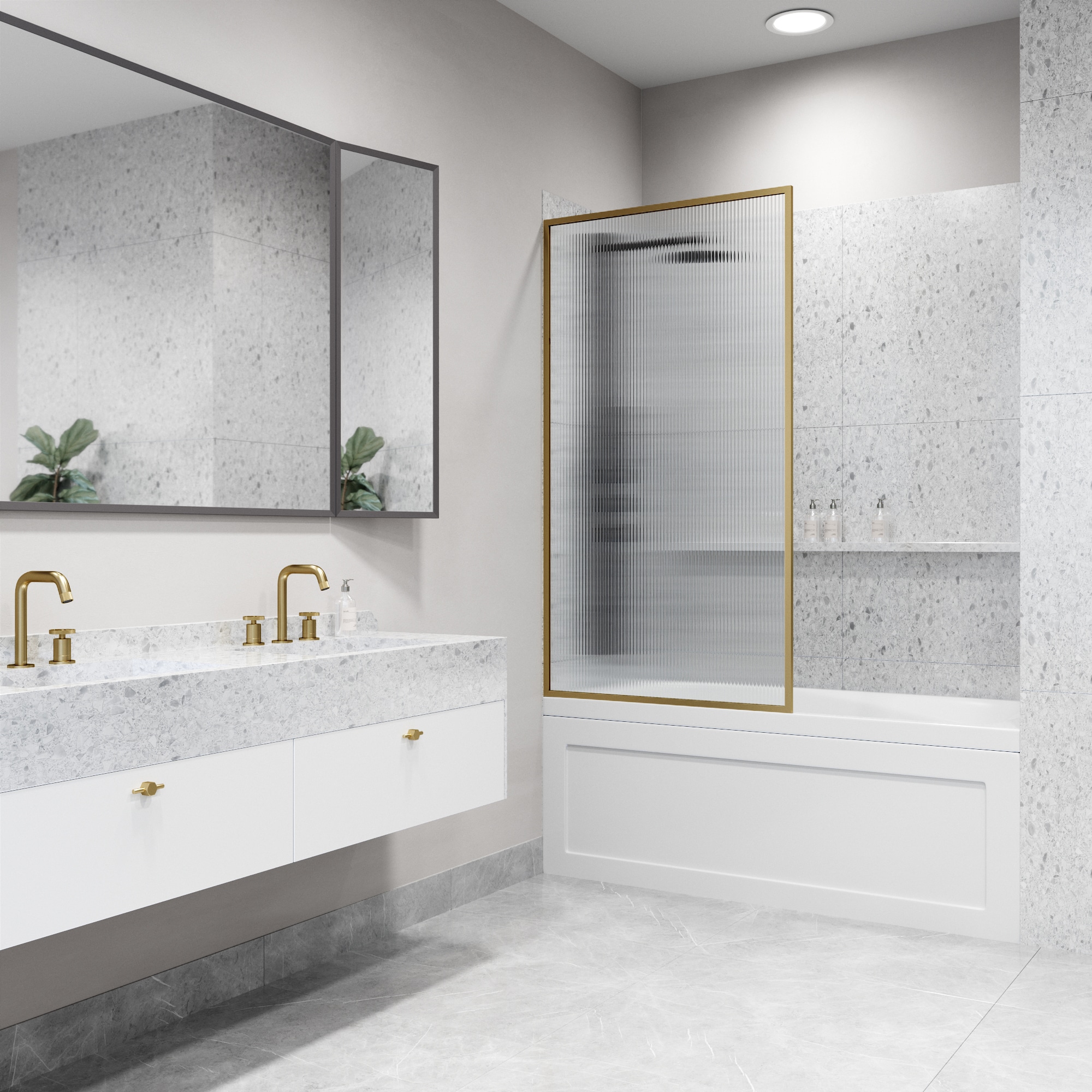 VIGO VG6077MGFL3462 Bathtub-Doors - View #5