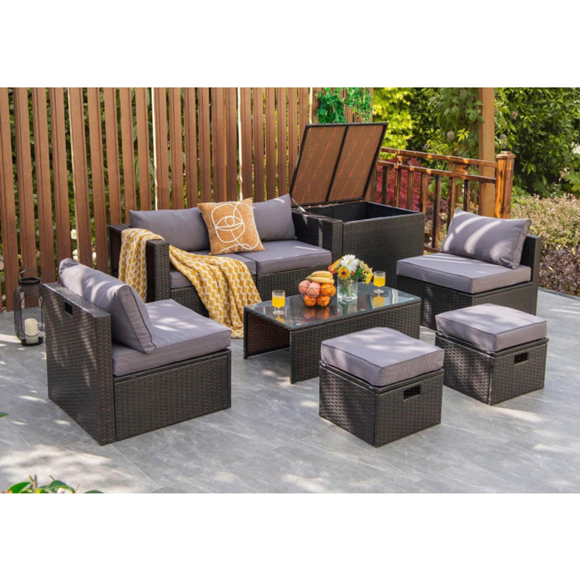 Clihome CL-GR+-68592 Patio-Conversation-Sets - View #4