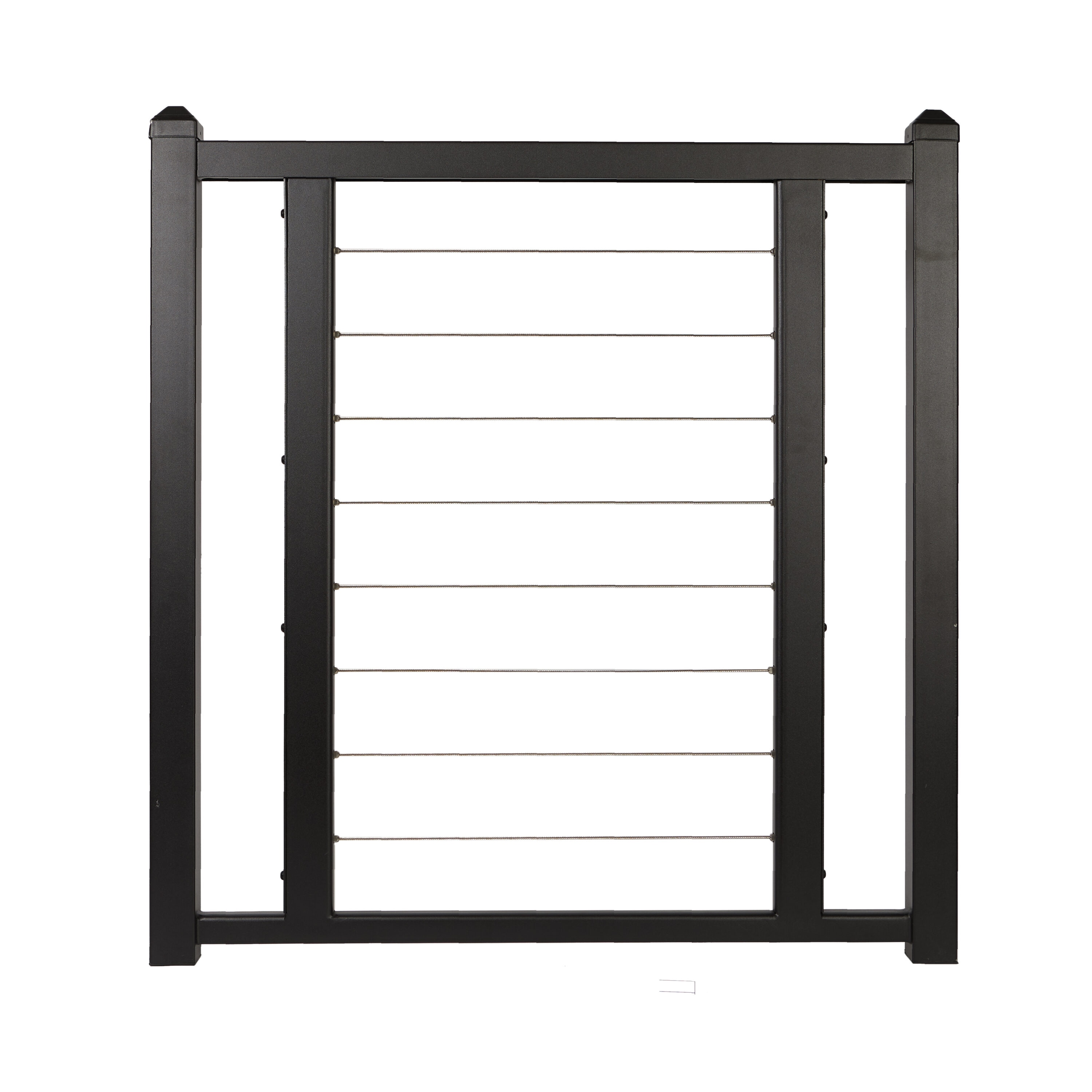 FORTRESS Fe26 H Series Cable 3-ft x 42-in Black Sand Steel Deck Cable Rail Kit