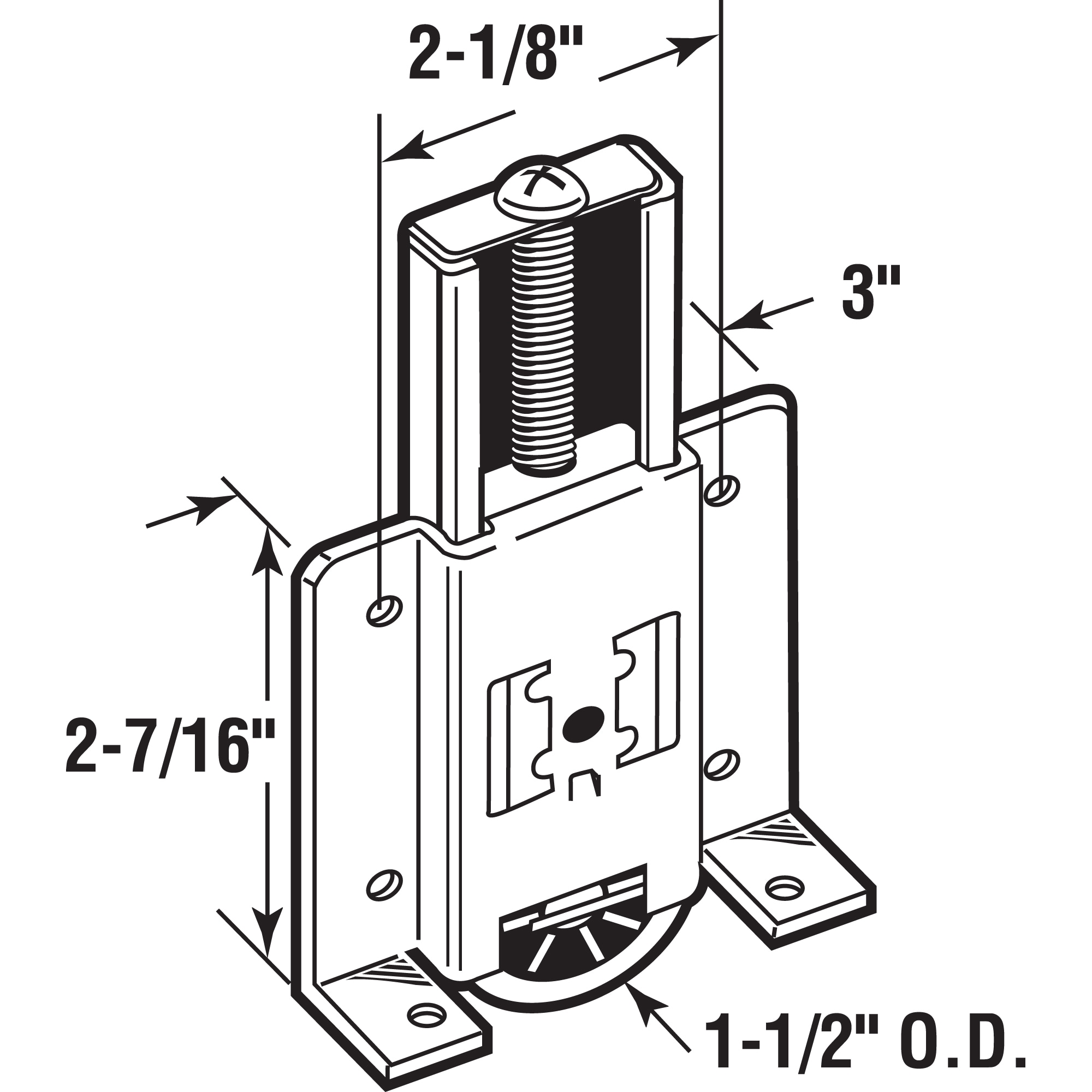 Prime-Line N 6817 Sliding-Closet-Door-Rollers - View #2