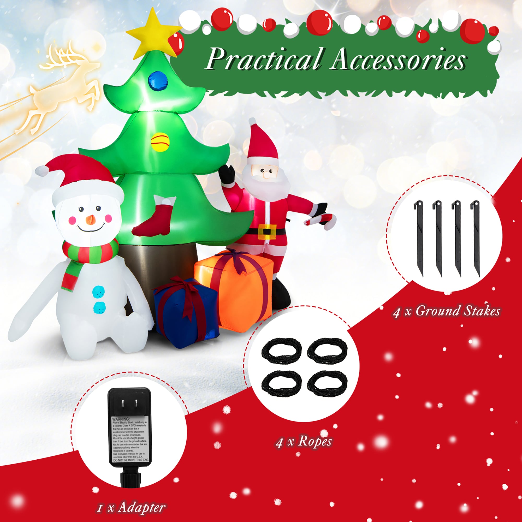 Costway LWS00698 Christmas-Inflatables - View #6