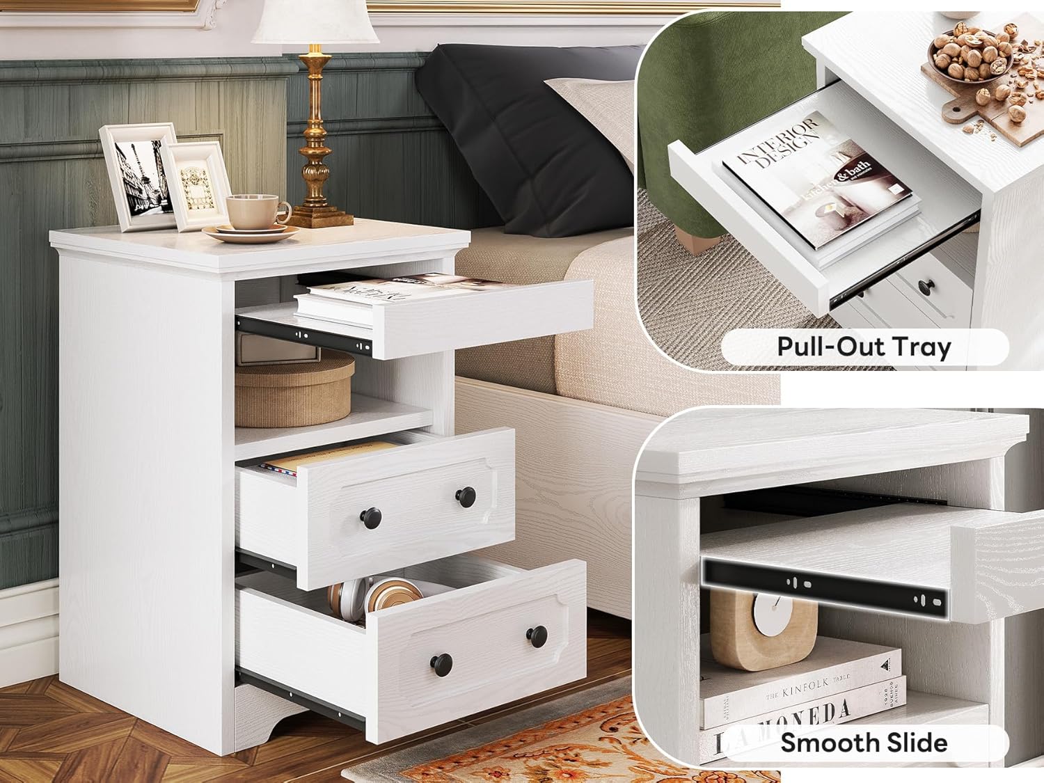 Likimio 758EIQYVR3QZWHSY nightstands - View #4