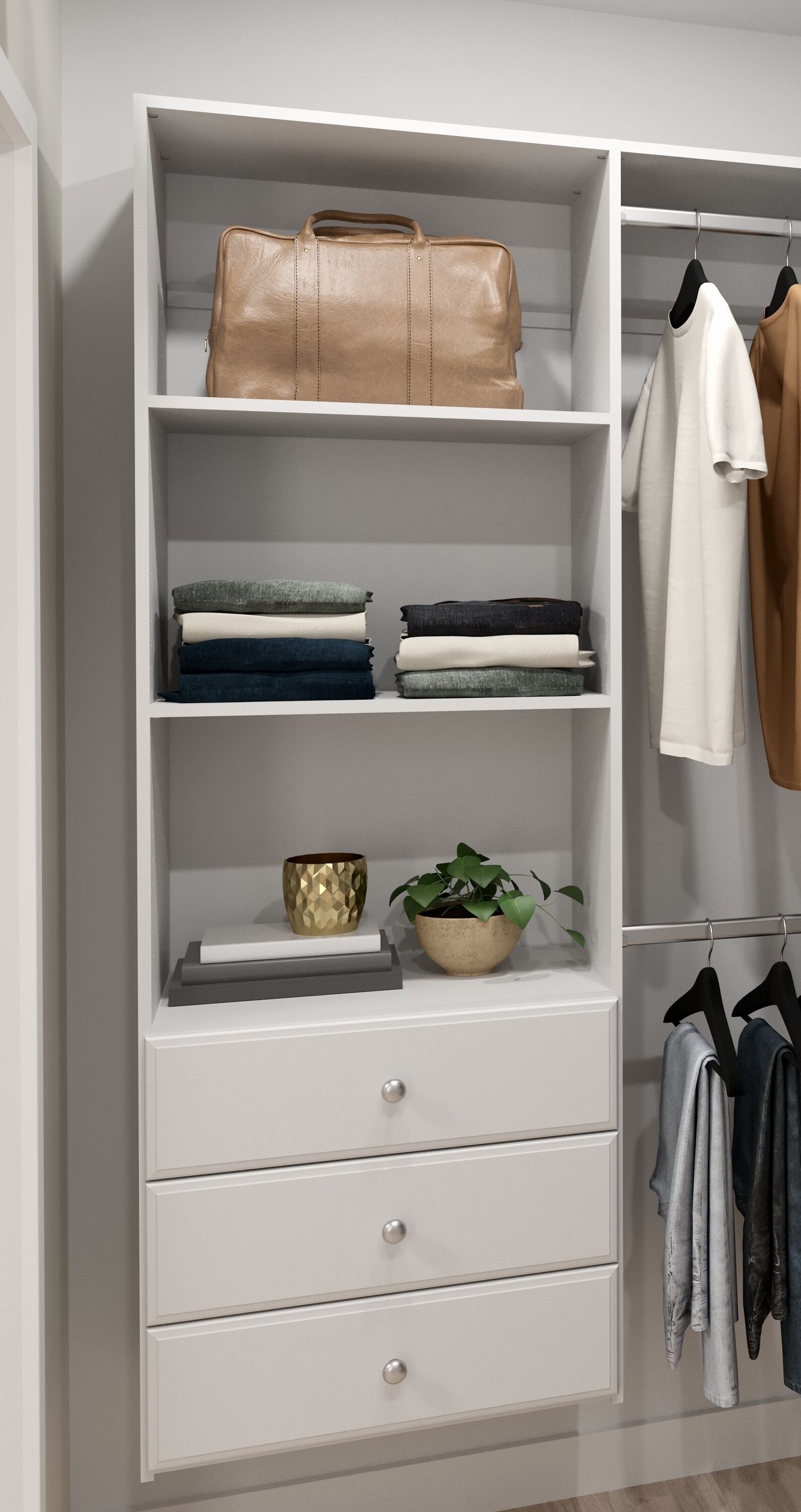 Easy Track PH197-WH Wood-Closet-Kits - View #5