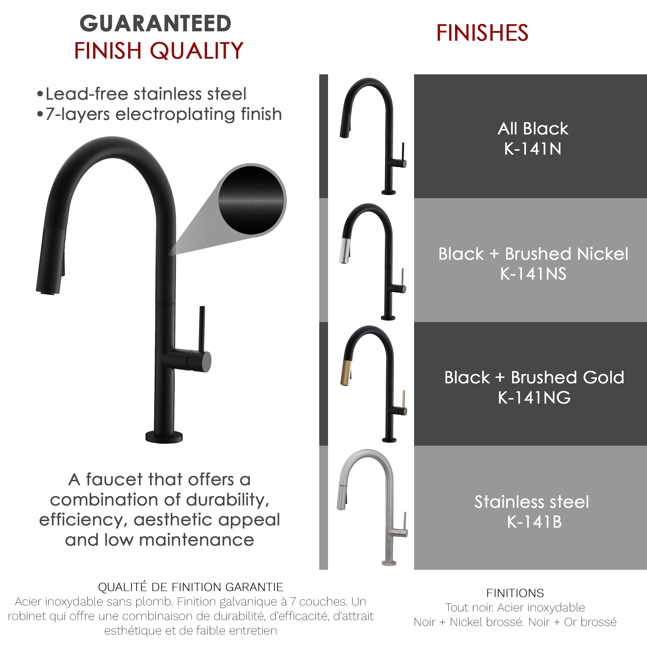 Stylish K-141N Kitchen-Faucets - View #9