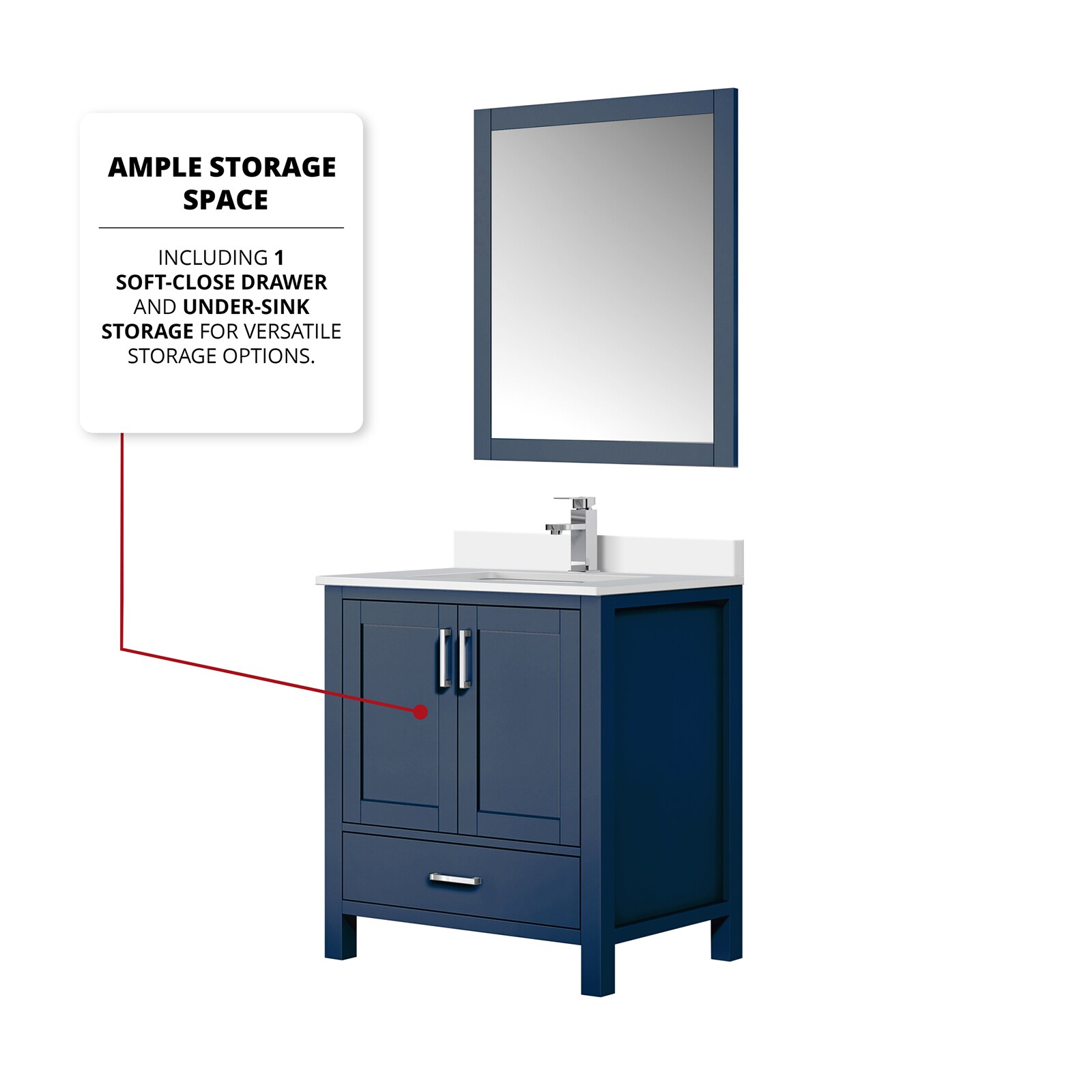 Lexora LVJ30SE311 Bath-Vanity-Combo - View #7