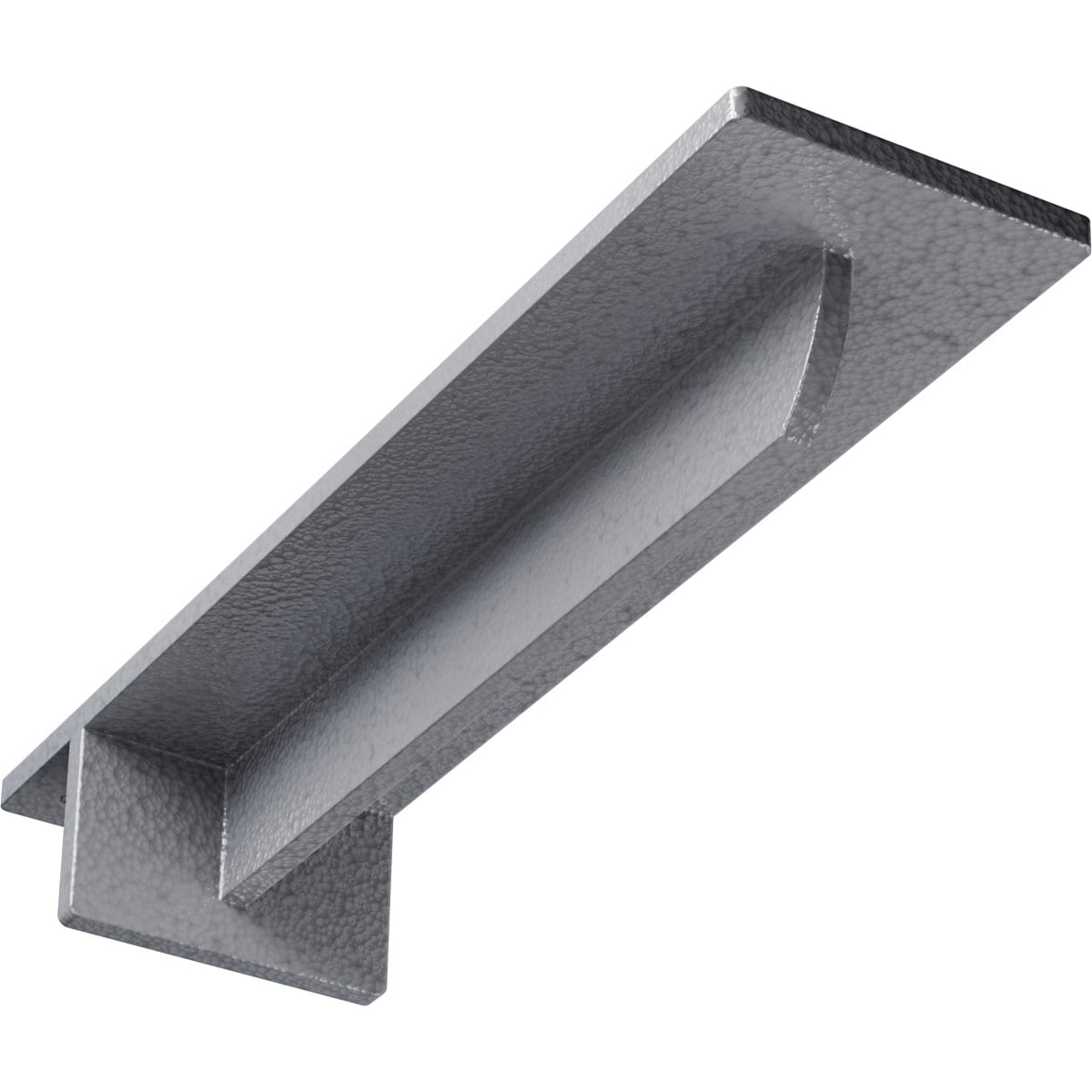 Ekena Millwork BKTM03X12X02HEHLB Heaton Hidden 12-in x 3-in x 2-in Blue Steel Countertop support bracket