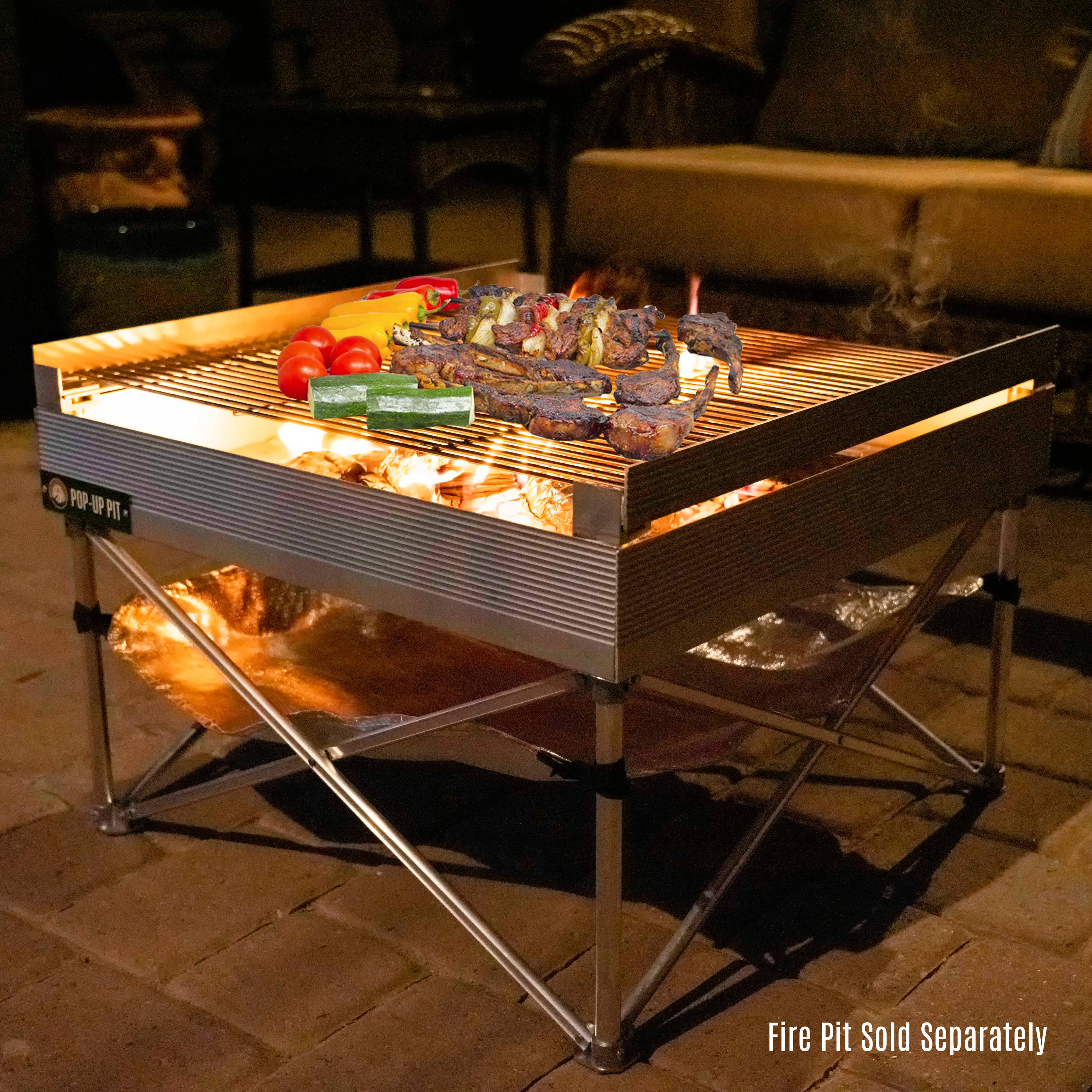 Fireside Outdoor CDGG24-QUAD Gas-Grill-Cookgrates-Warmracks - View #2