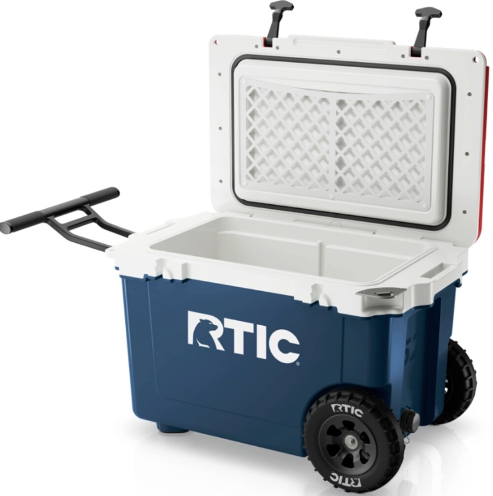 RTIC Outdoors Ultra-Light Patriot 52-Quart Wheeled Insulated Personal ...