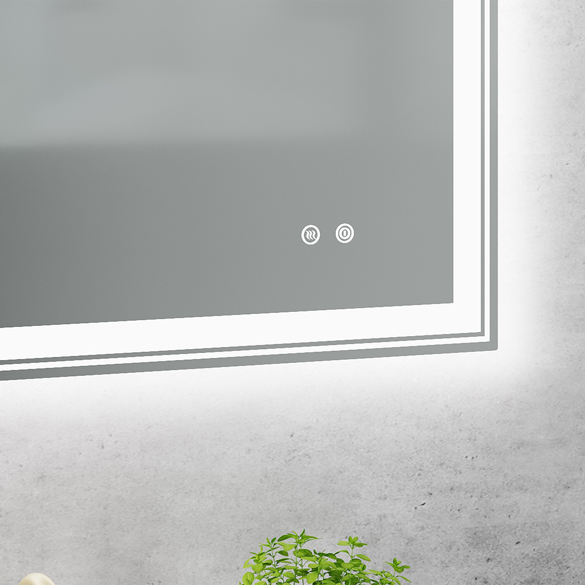 WELLFOR CR-P-10-3W02MB Framed-Bath-Mirrors - View #7