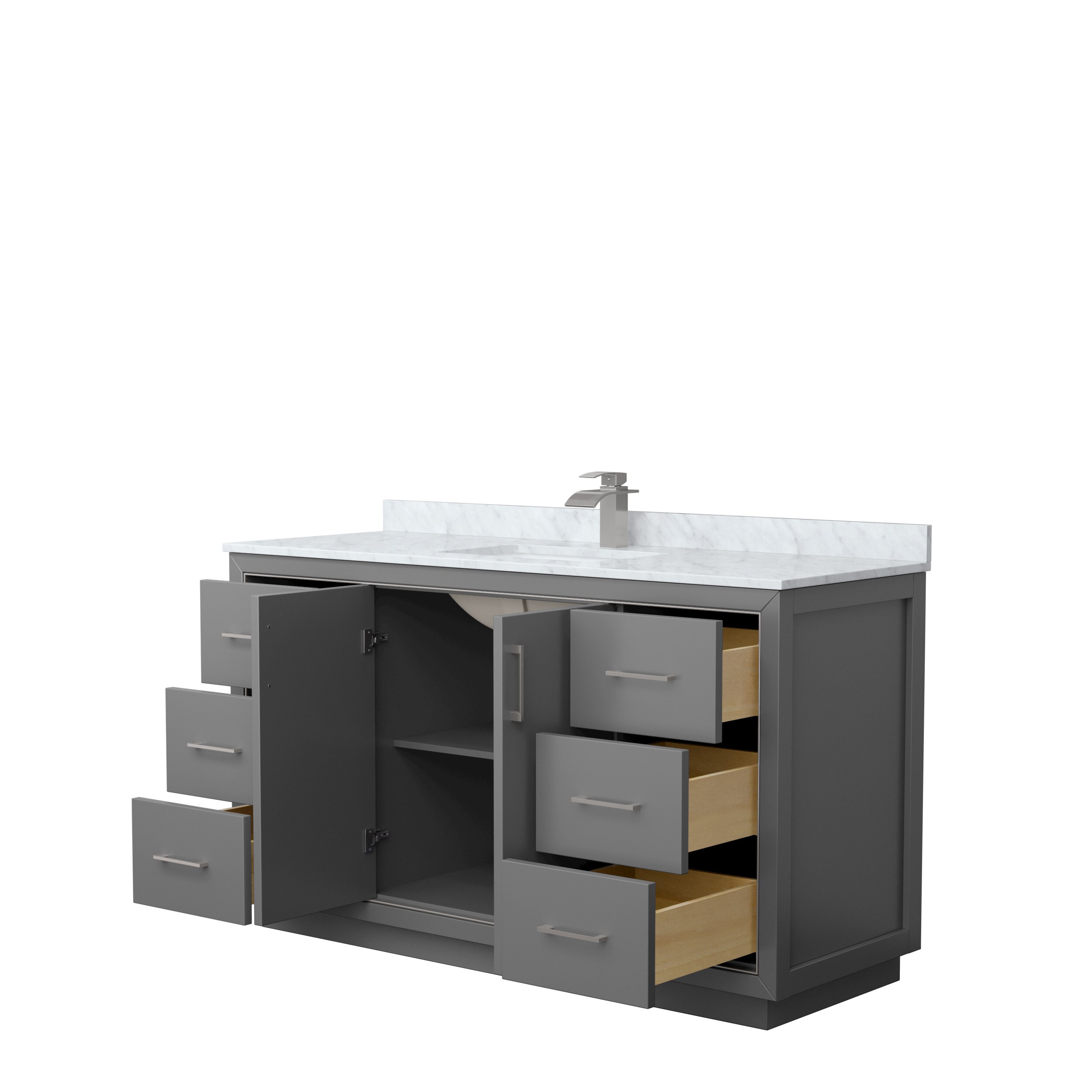 Wyndham Collection WCF111160SKGCMUNSMXX Bath-Vanity-Combo - View #2