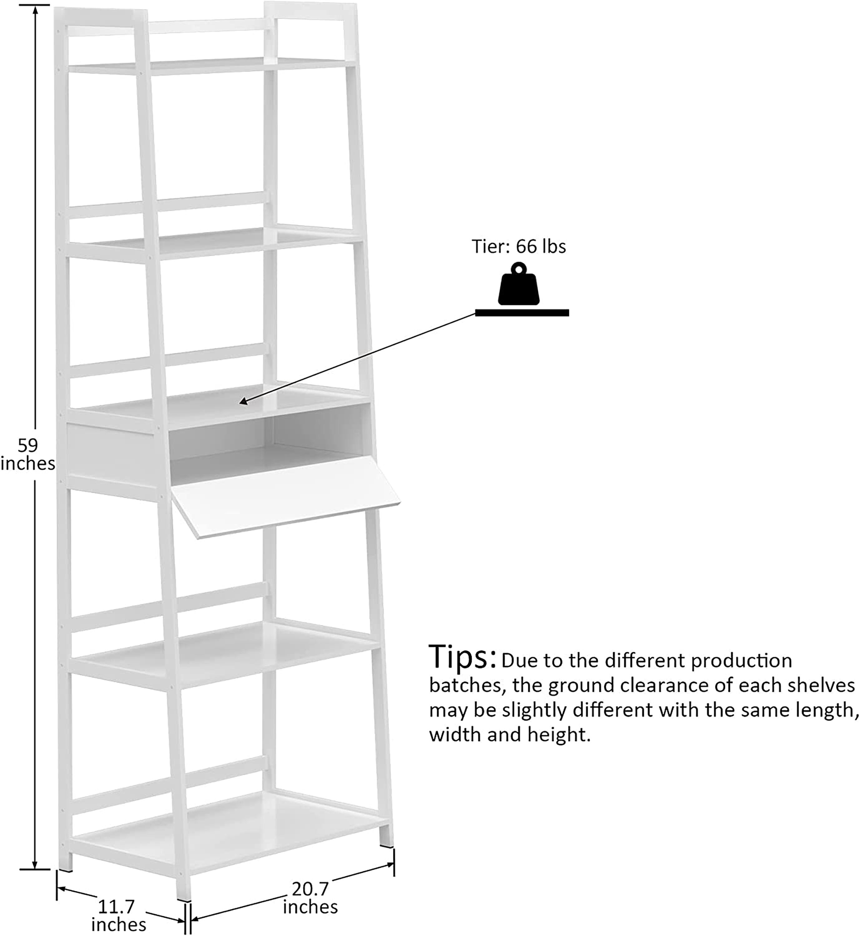 Wrightmaster White Wood Clothing Rack, Freestanding, 59-in Height