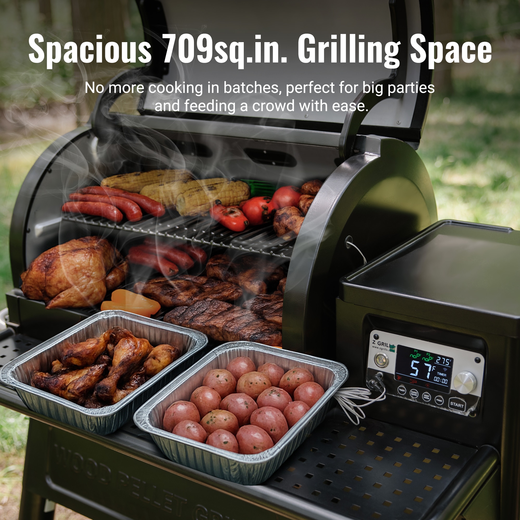 Z GRILLS ZPG-7052BWIFI Pellet-Grills - View #5