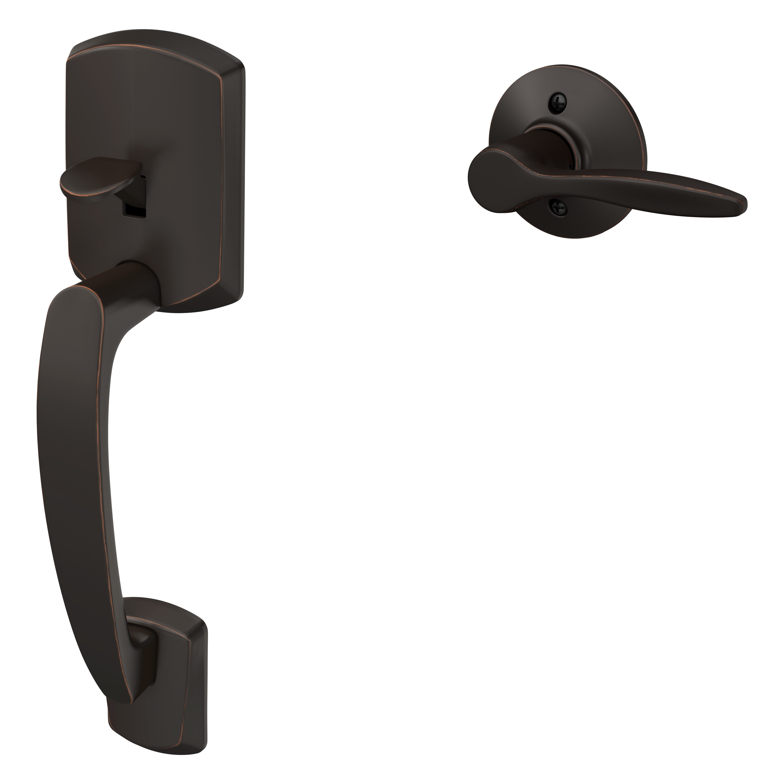 Schlage FE285 DEL 716 GRW LH handlesets - View #8